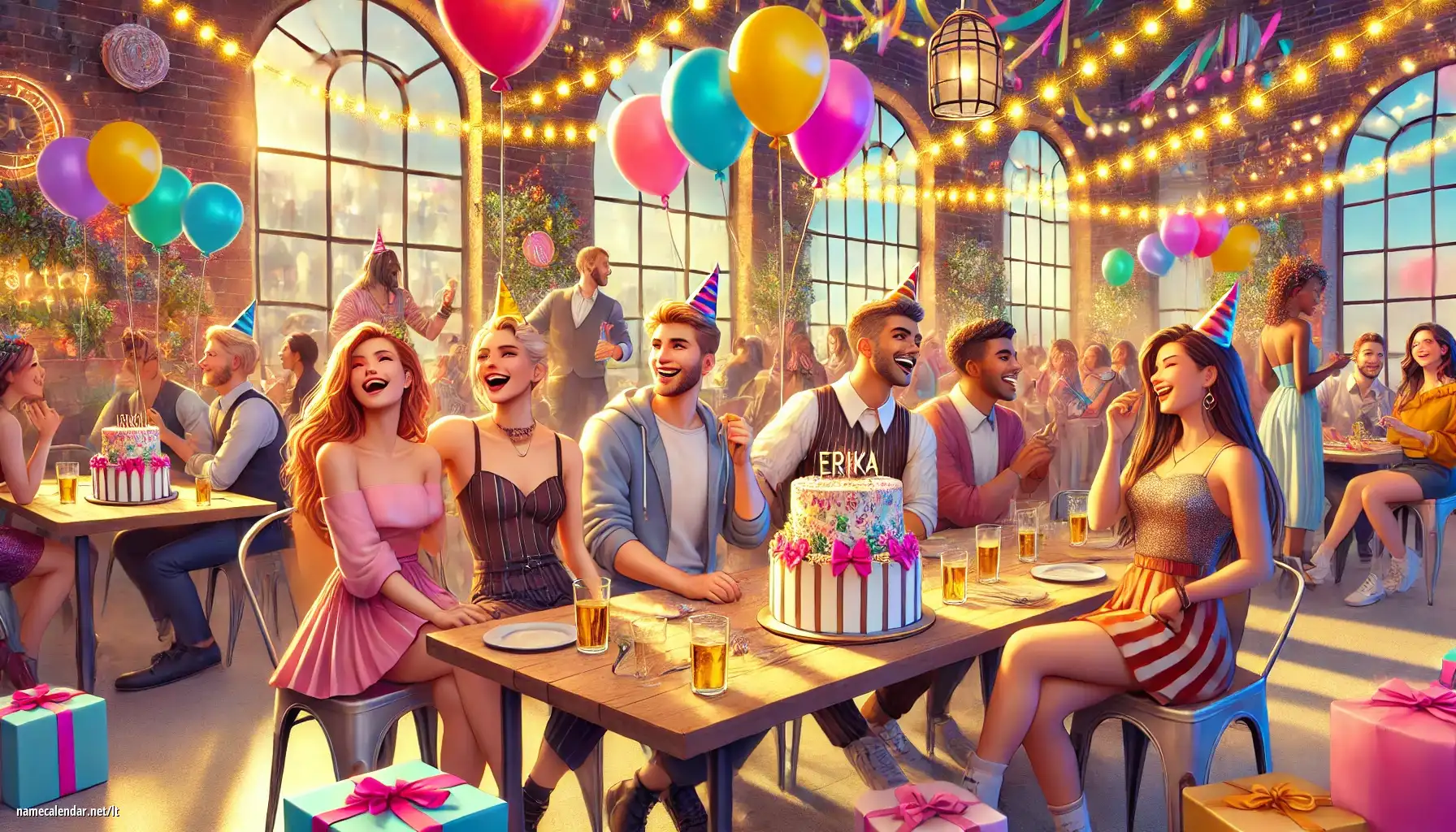 Vardadienio ir vardo šventimas - Erika