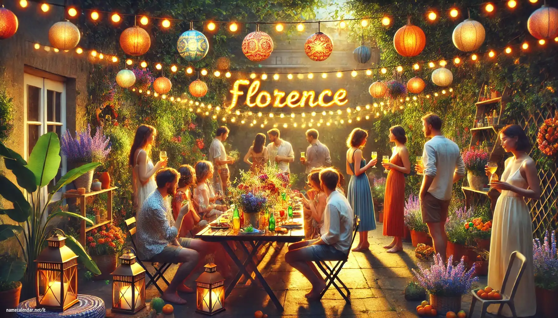 Vardadienio ir vardo šventimas - Florence