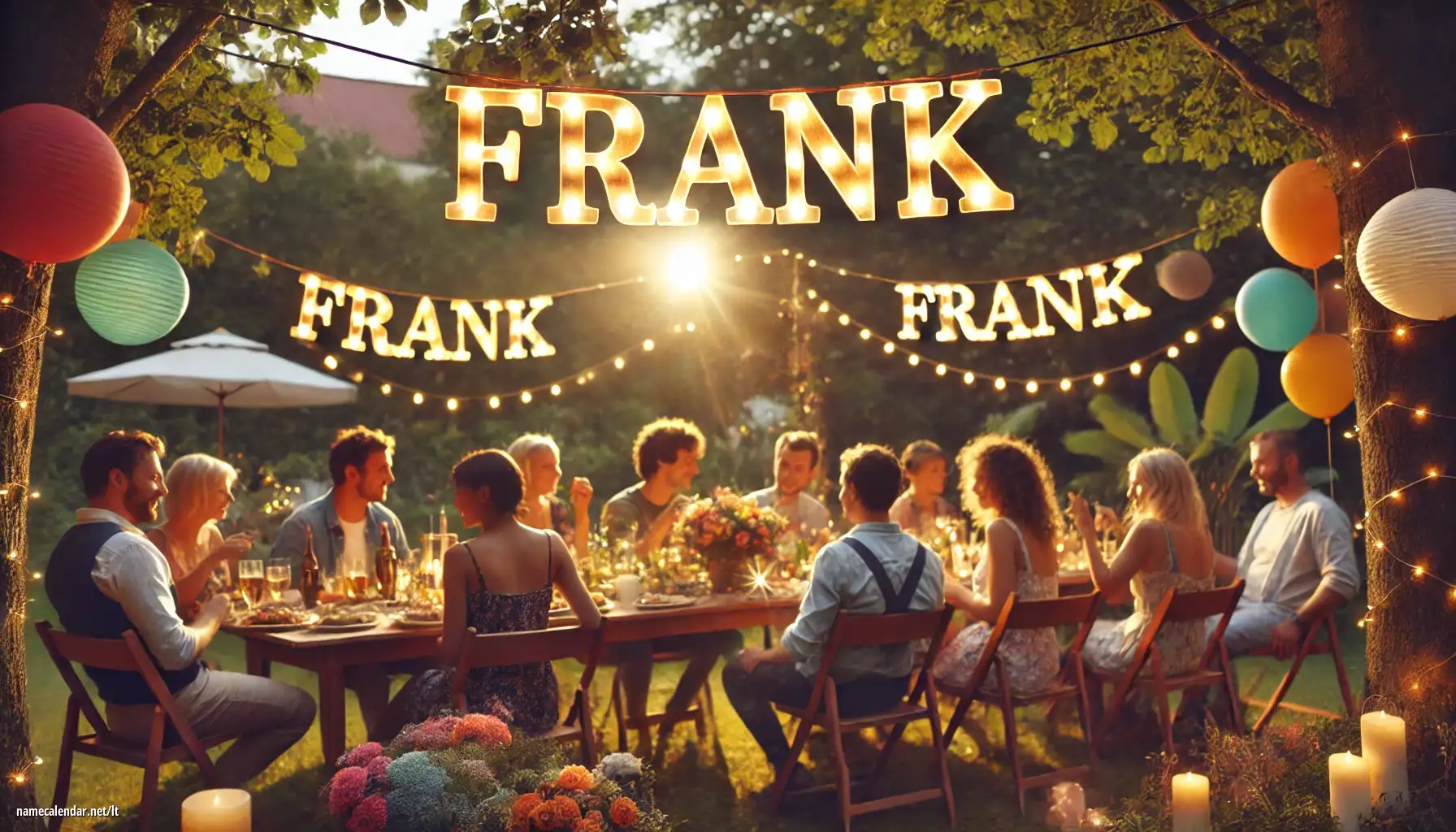 Vardadienio ir vardo šventimas - Frank