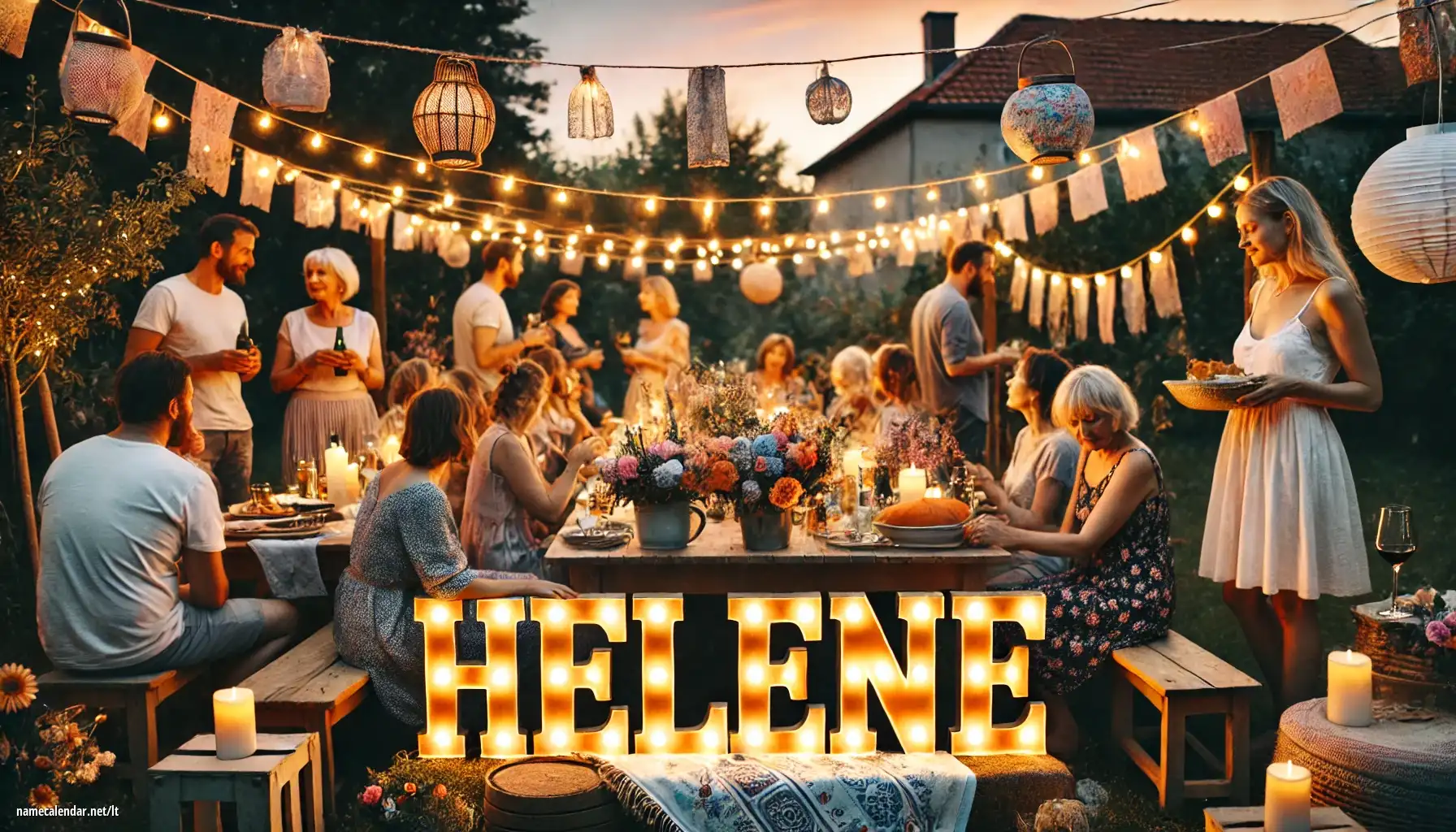 Vardadienio ir vardo šventimas - Helene