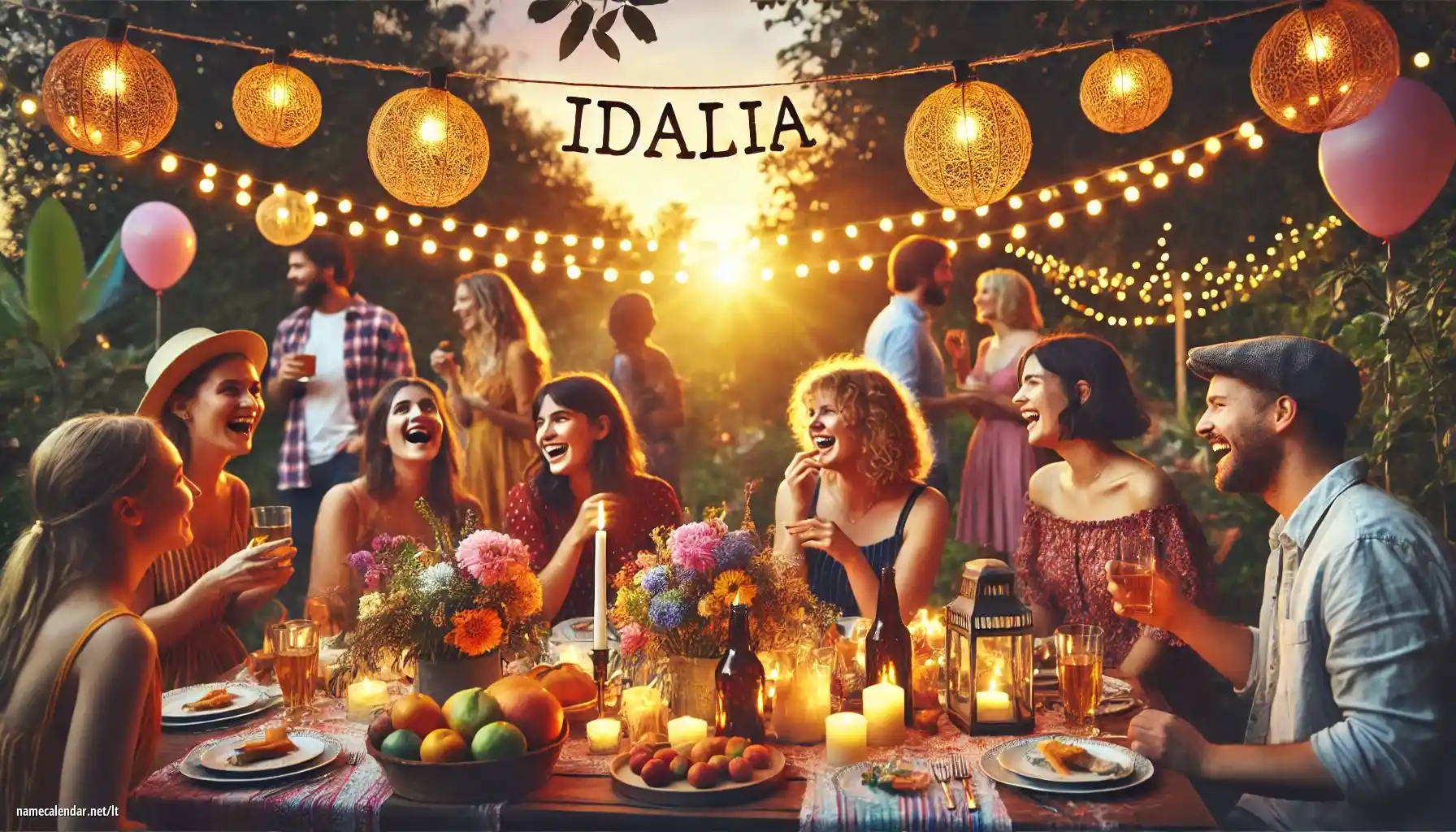 Vardadienio ir vardo šventimas - Idalia