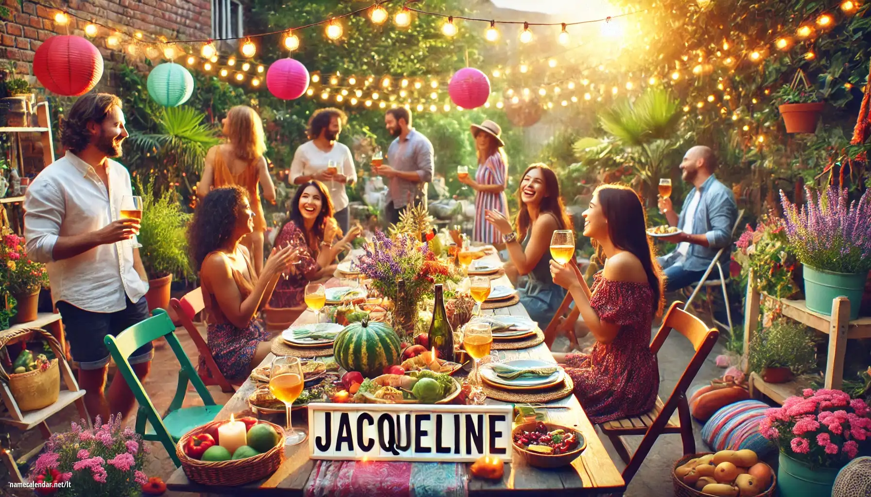 Vardadienio ir vardo šventimas - Jacqueline