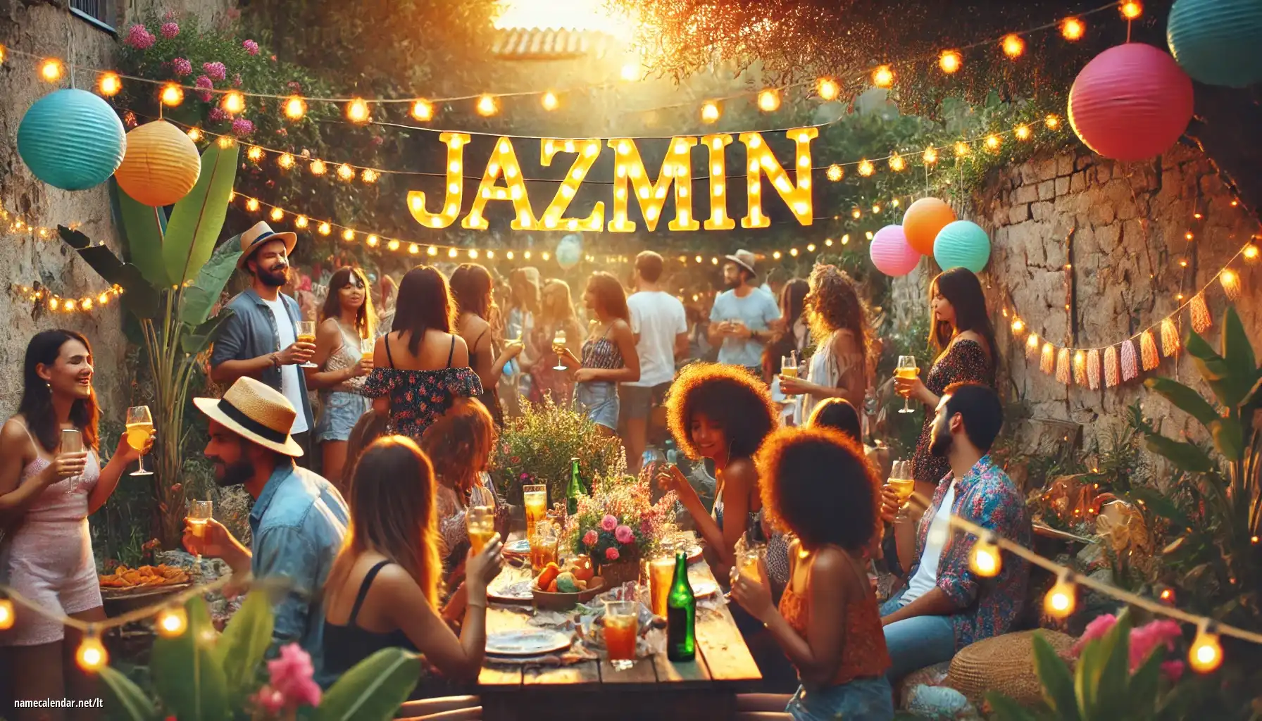 Vardadienio ir vardo šventimas - Jazmin