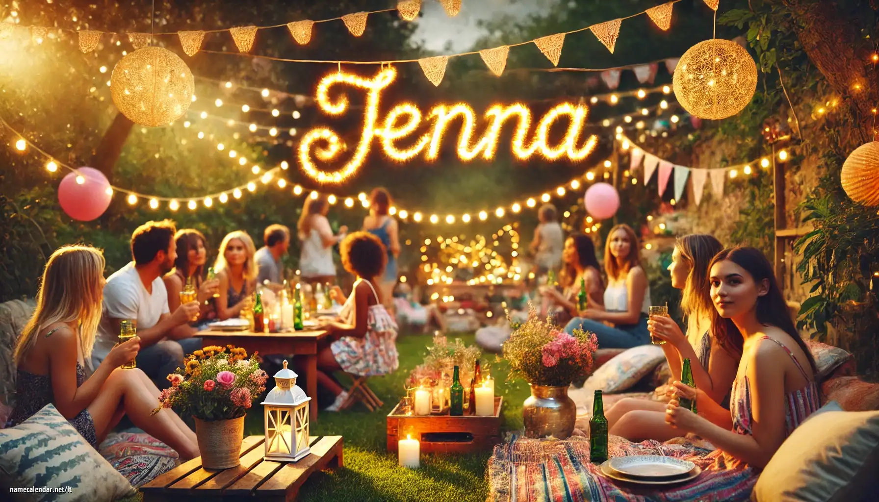 Vardadienio ir vardo šventimas - Jenna