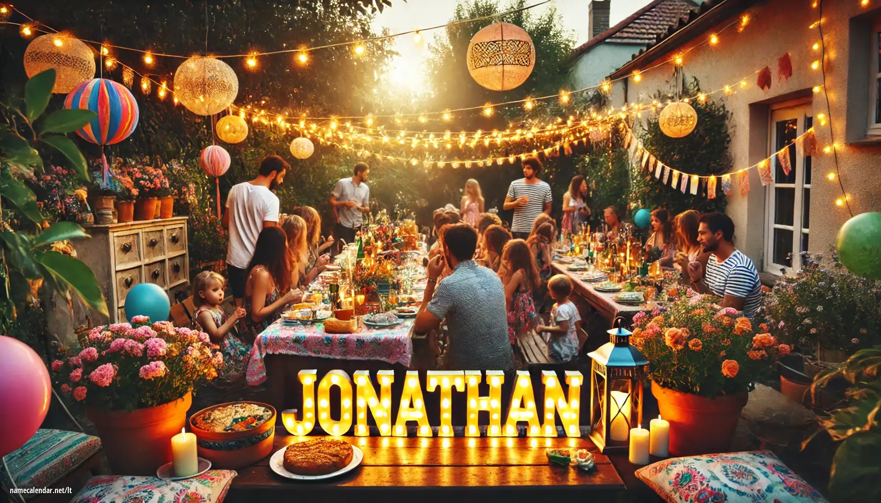 Vardadienio ir vardo šventimas - Jonathan