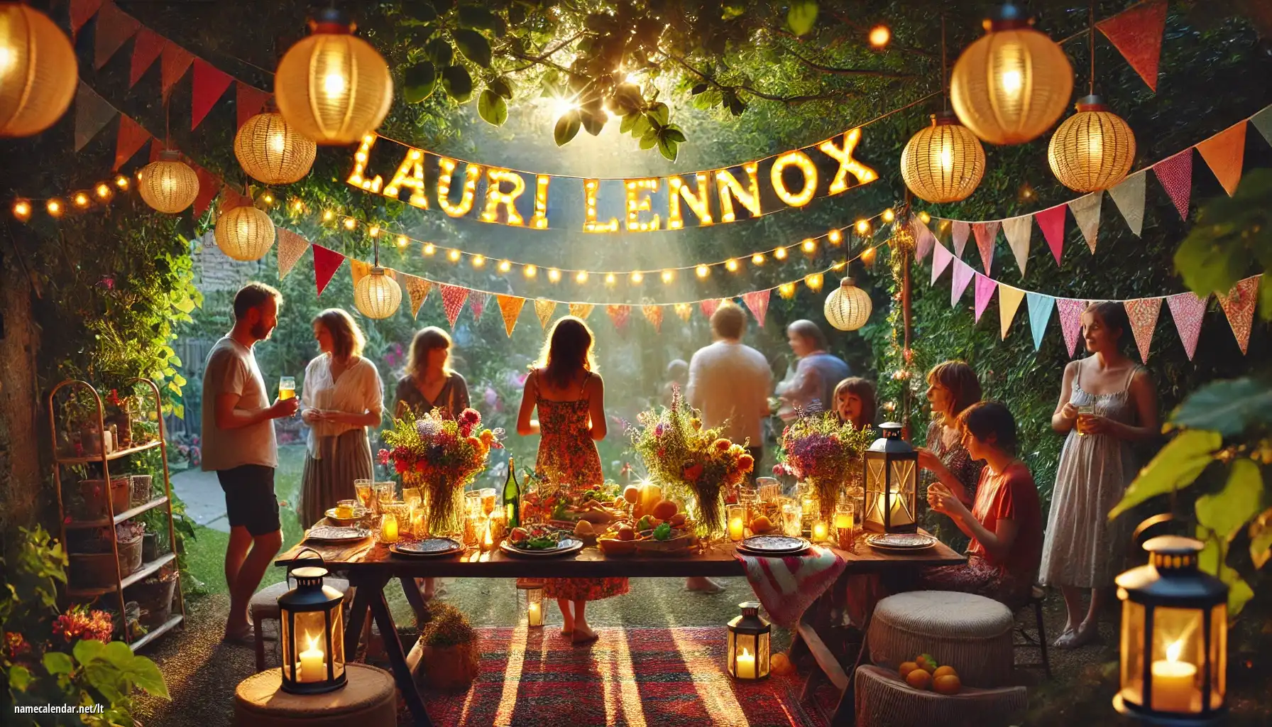 Vardadienio ir vardo šventimas - Lauri Lennox