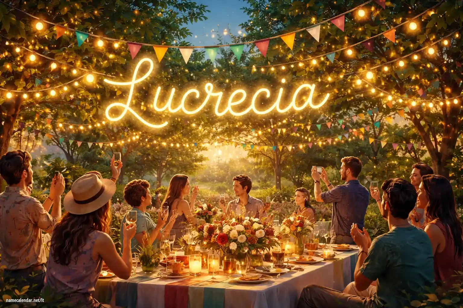 Vardadienio ir vardo šventimas - Lucrecia