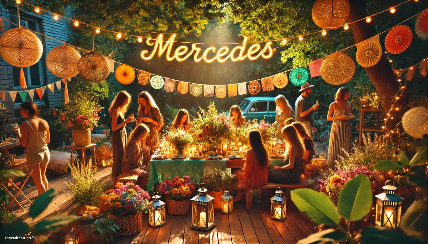 Vardadienio ir vardo šventimas - Mercedes