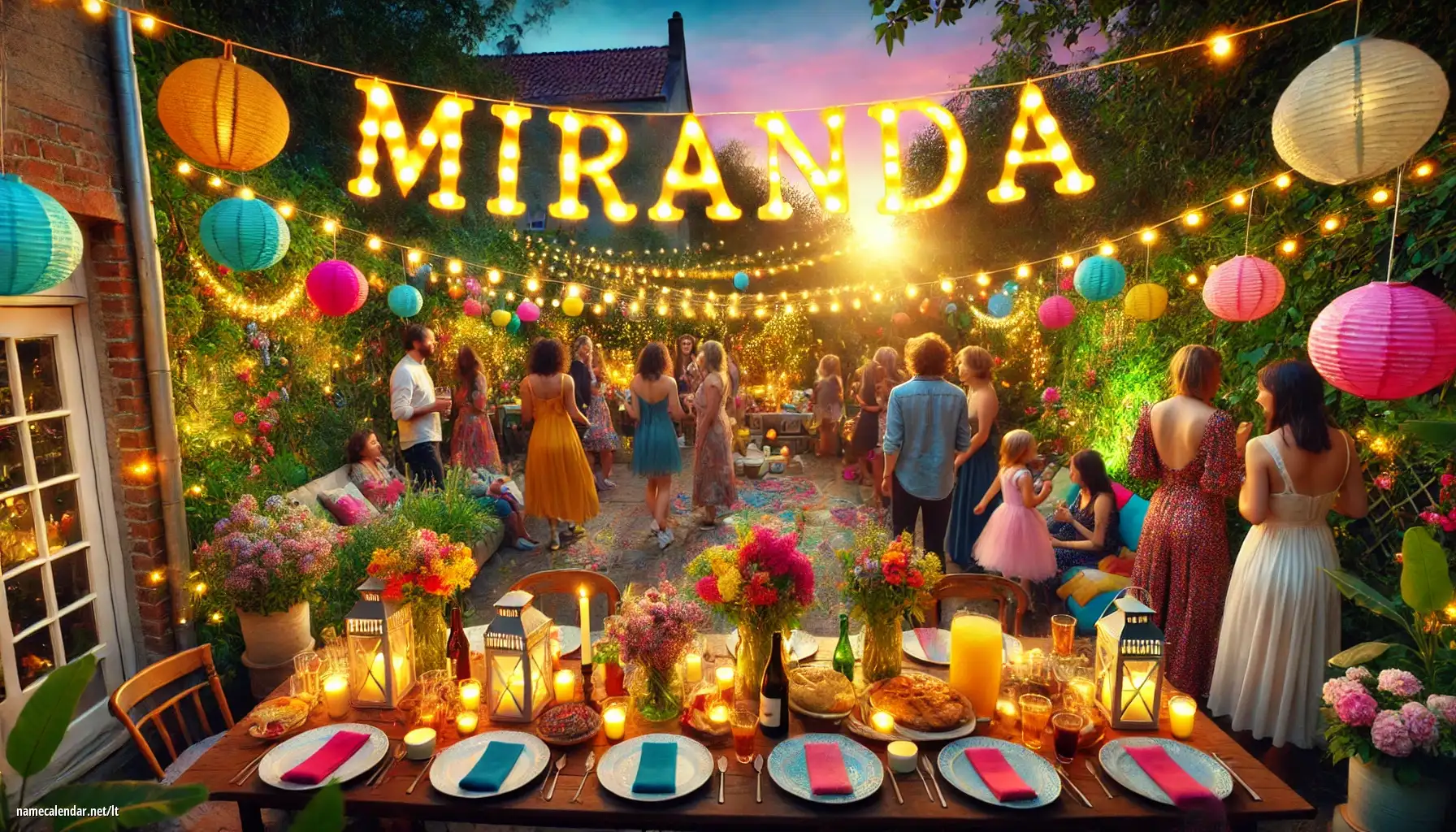 Vardadienio ir vardo šventimas - Miranda