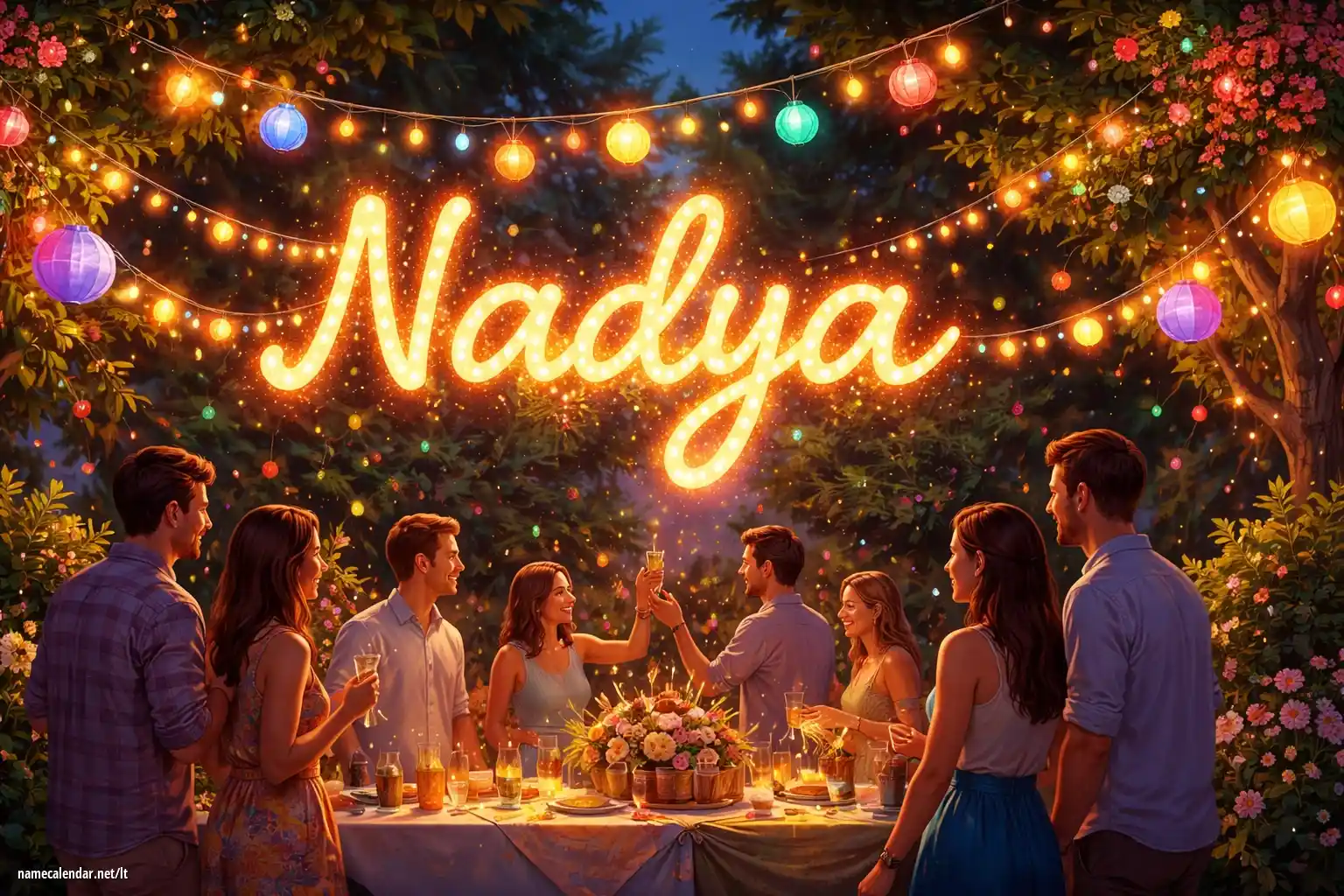 Vardadienio ir vardo šventimas - Nadya