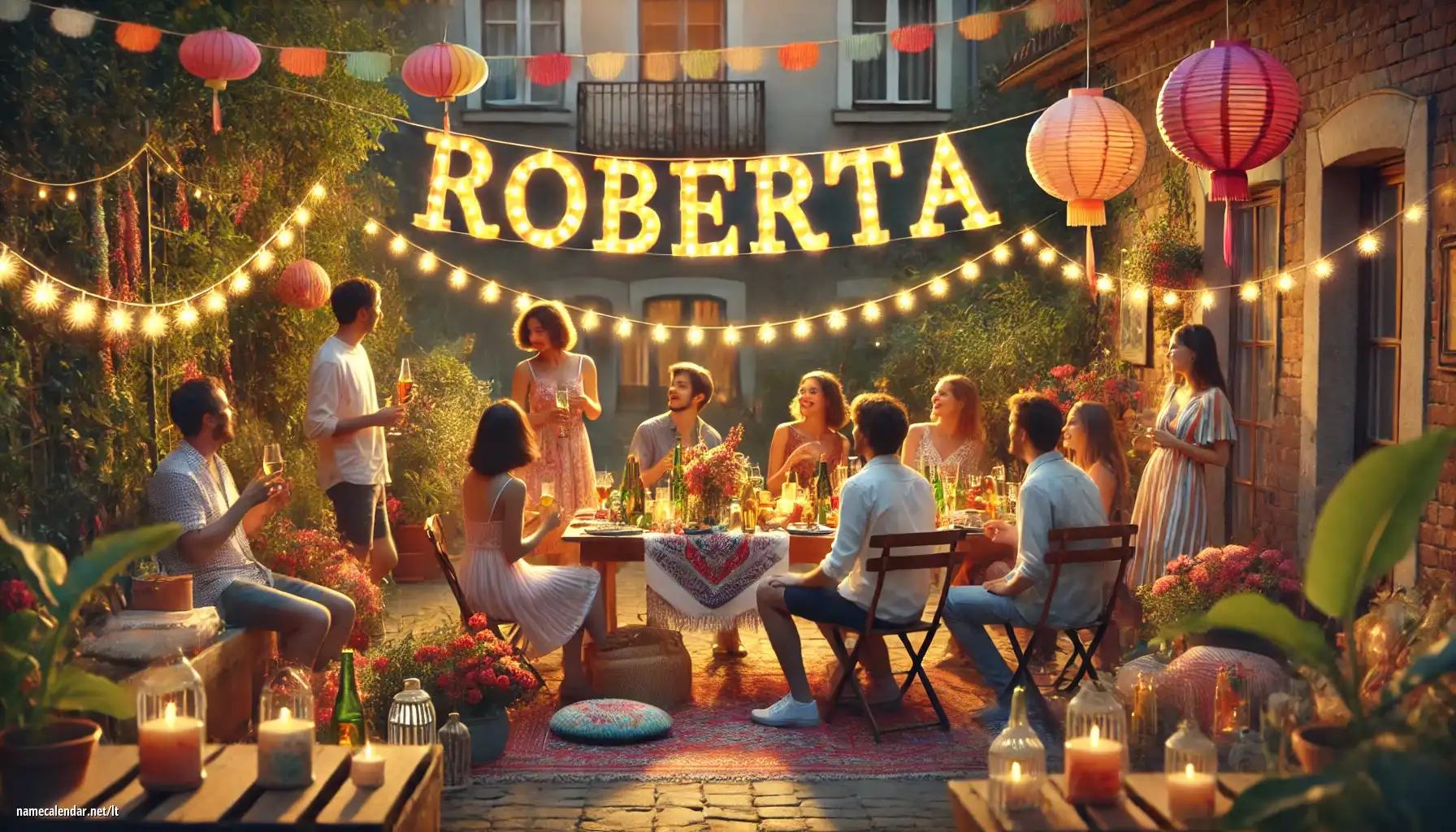 Vardadienio ir vardo šventimas - Roberta