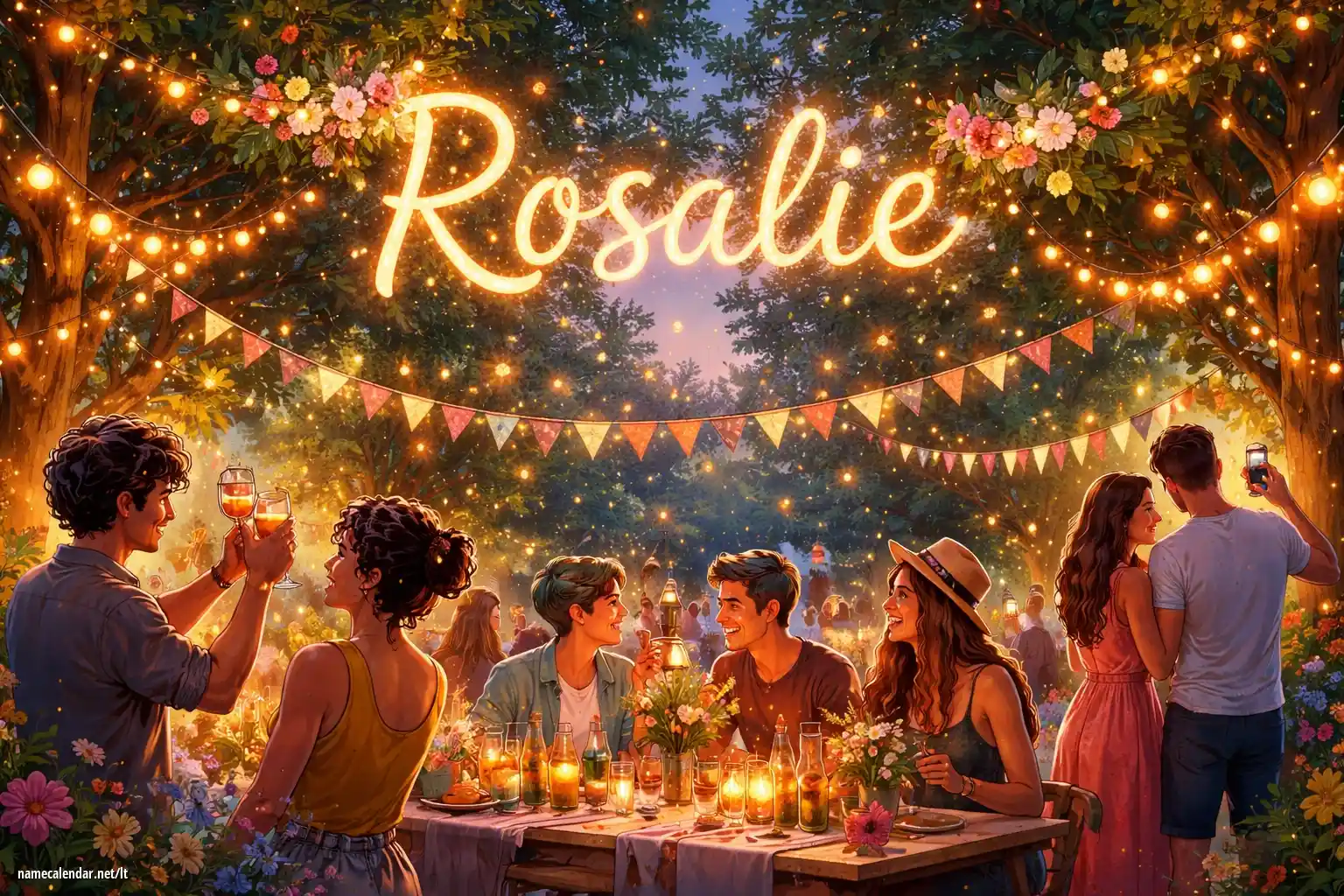 Vardadienio ir vardo šventimas - Rosalie