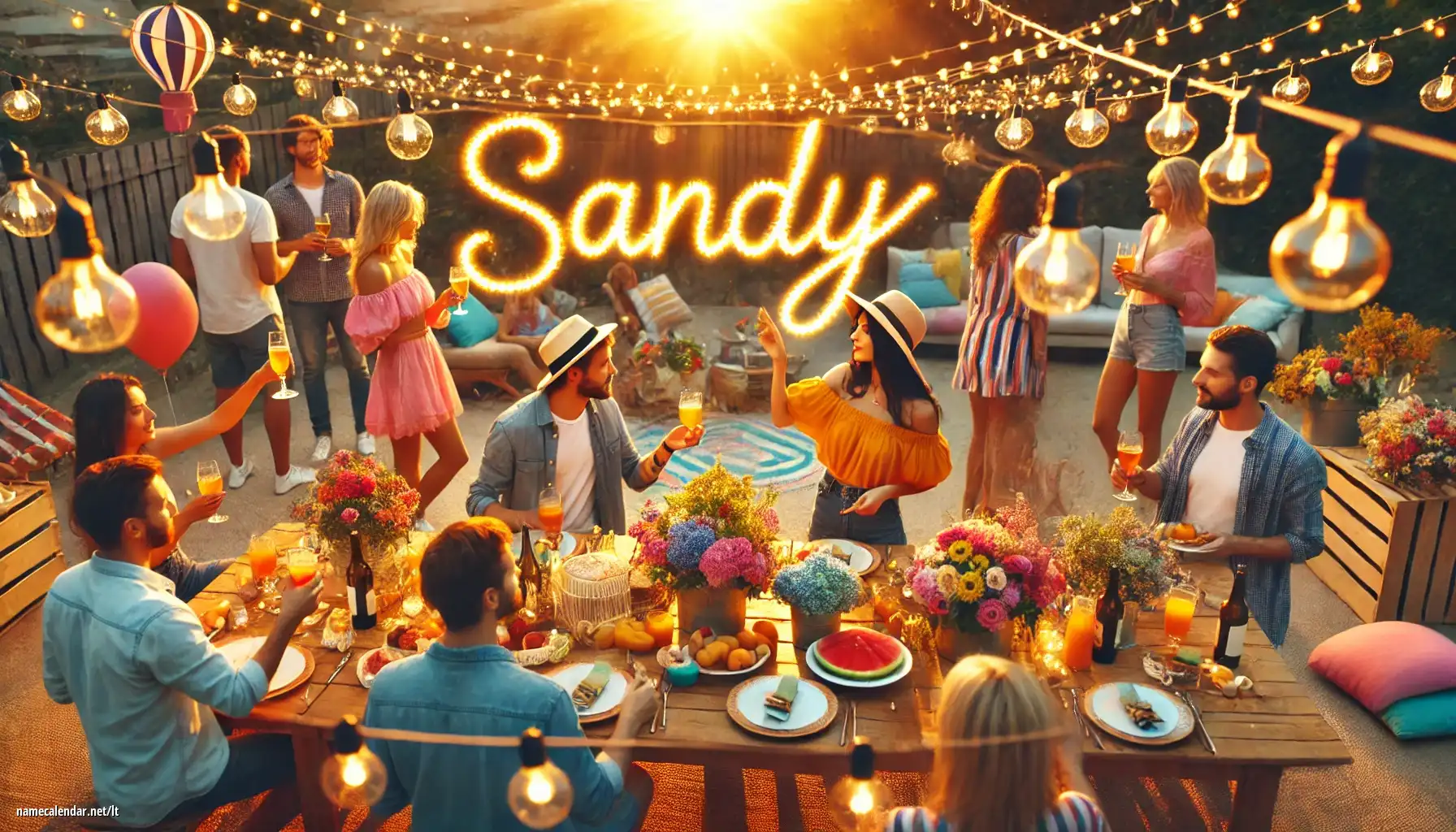 Vardadienio ir vardo šventimas - Sandy