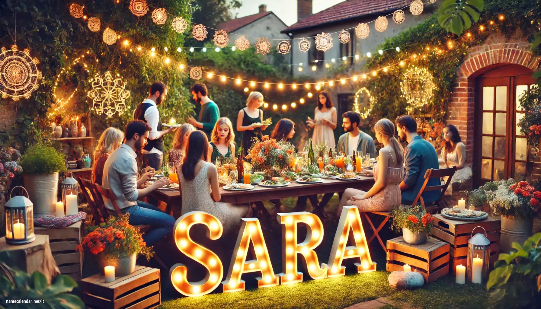 Vardadienio ir vardo šventimas - Sara