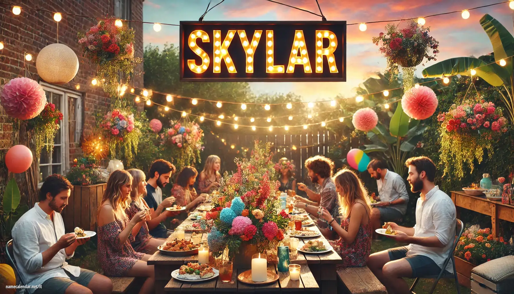 Vardadienio ir vardo šventimas - Skylar