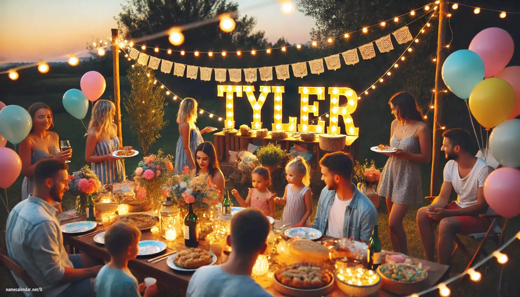 Vardadienio ir vardo šventimas - Tyler