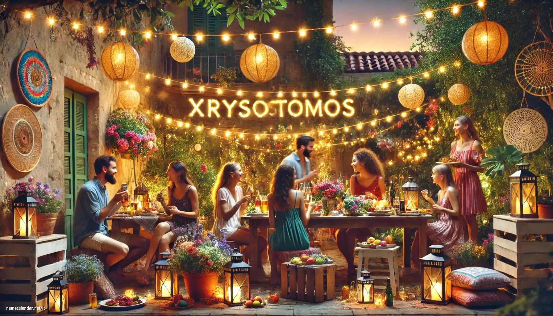 Vardadienio ir vardo šventimas - Xrysostomos