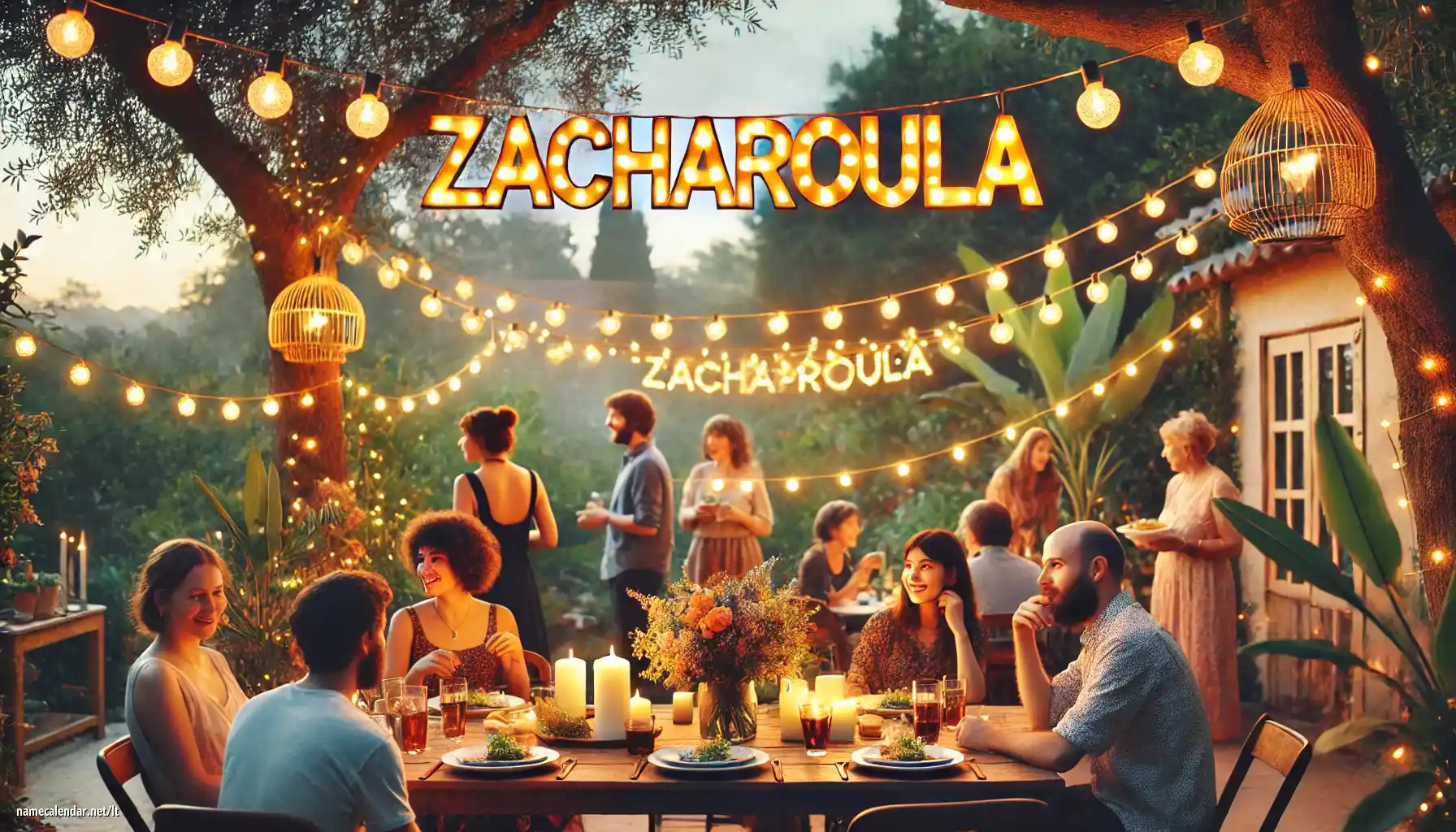 Vardadienio ir vardo šventimas - Zacharoula