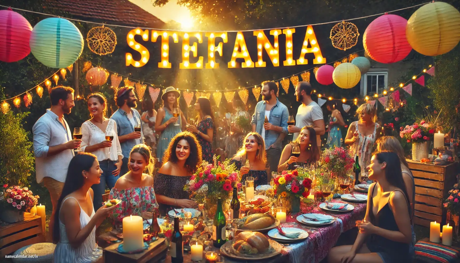 Vārda dienas un vārda svinēšana - Štefánia