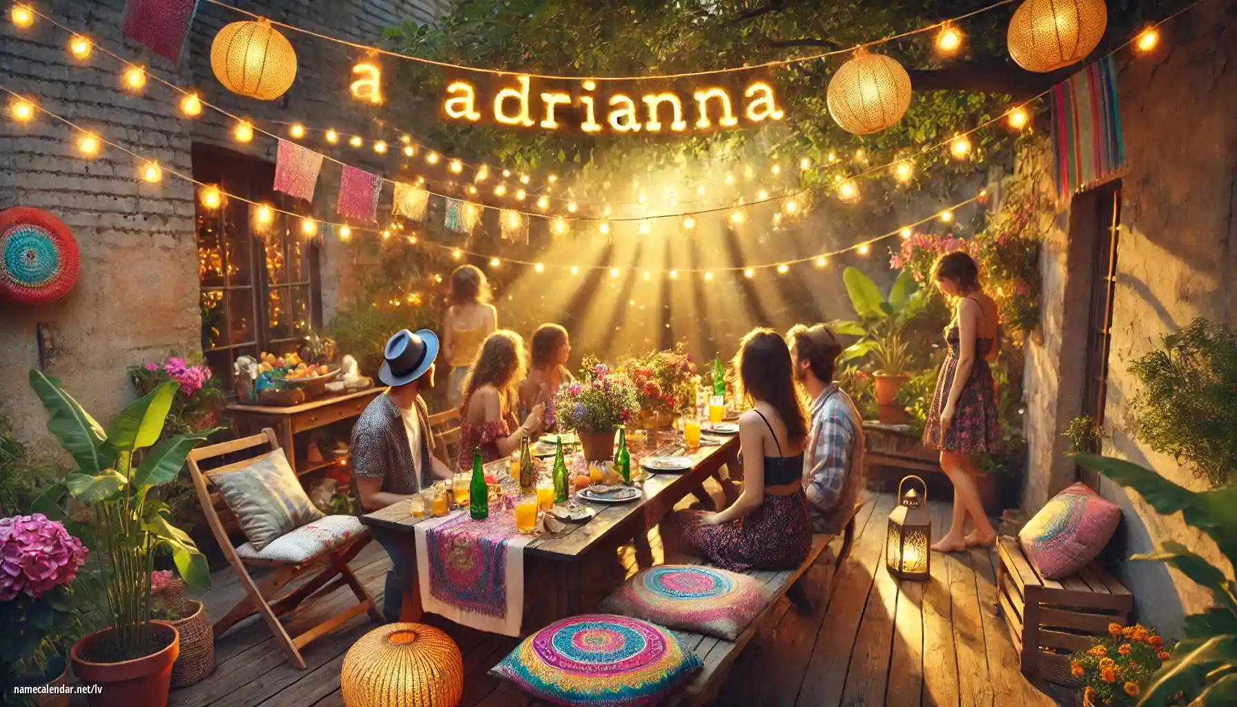 Vārda dienas un vārda svinēšana - Adrianna