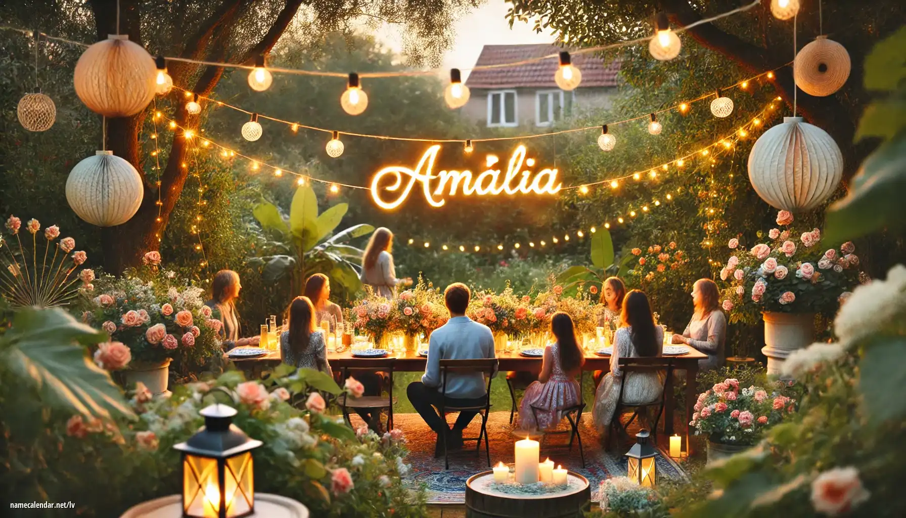 Vārda dienas un vārda svinēšana - Amália