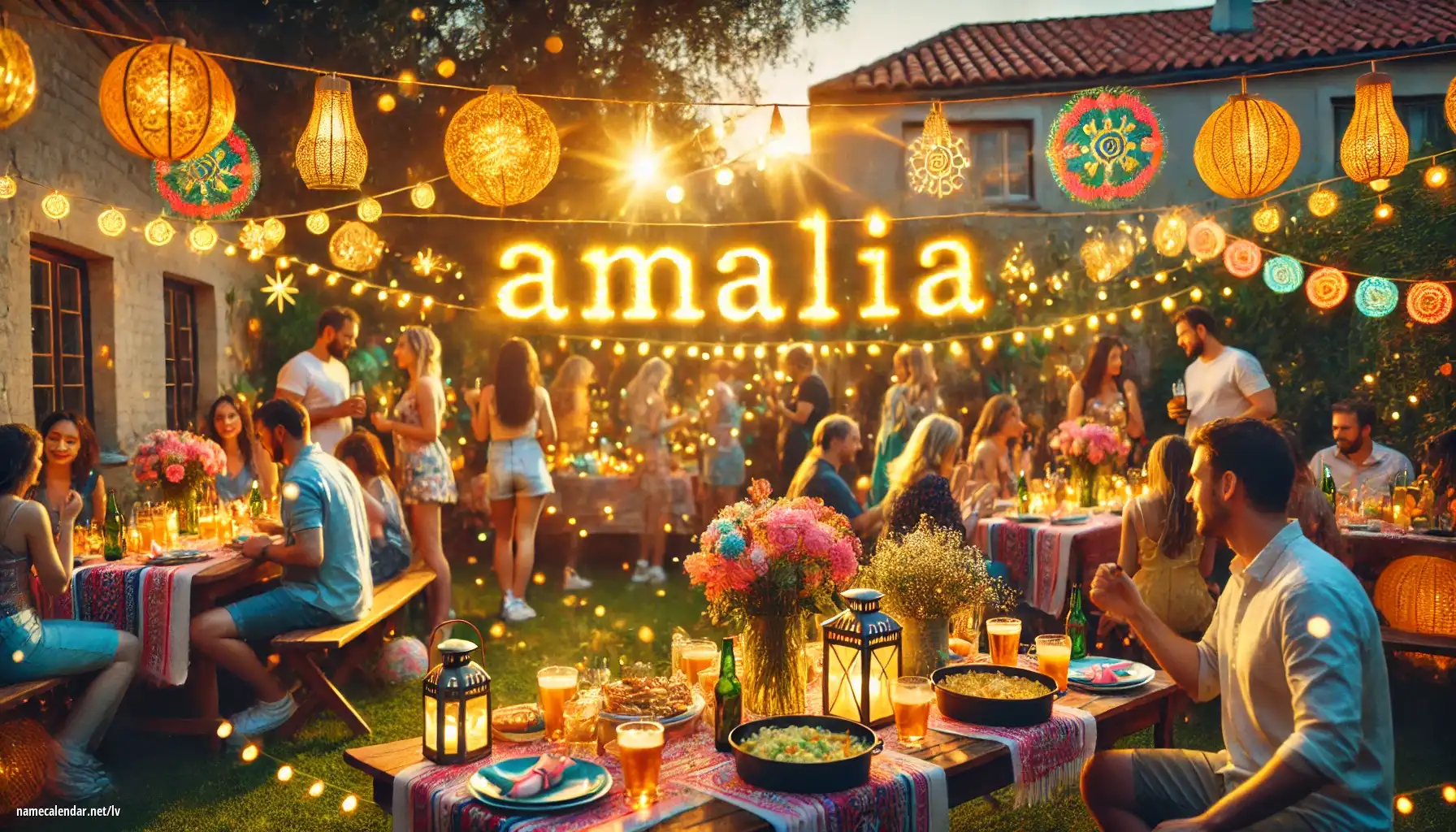 Vārda dienas un vārda svinēšana - Amalia