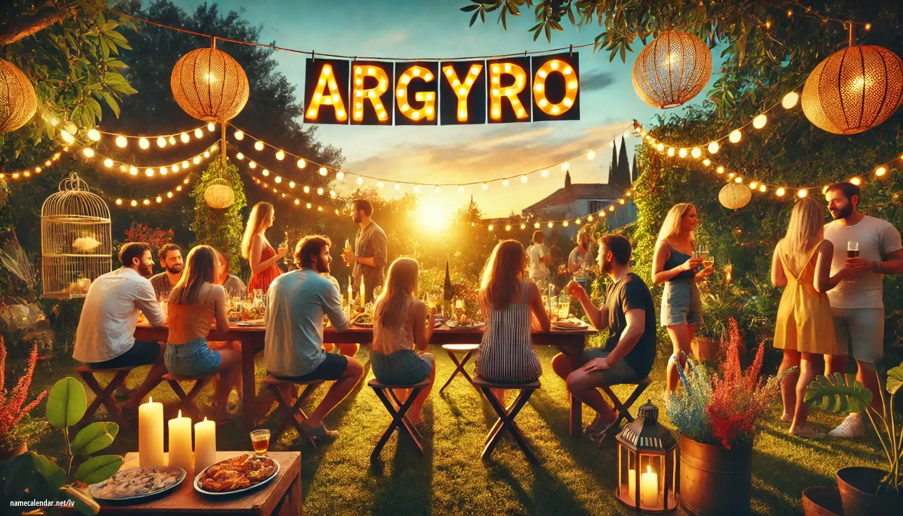 Vārda dienas un vārda svinēšana - Argyro