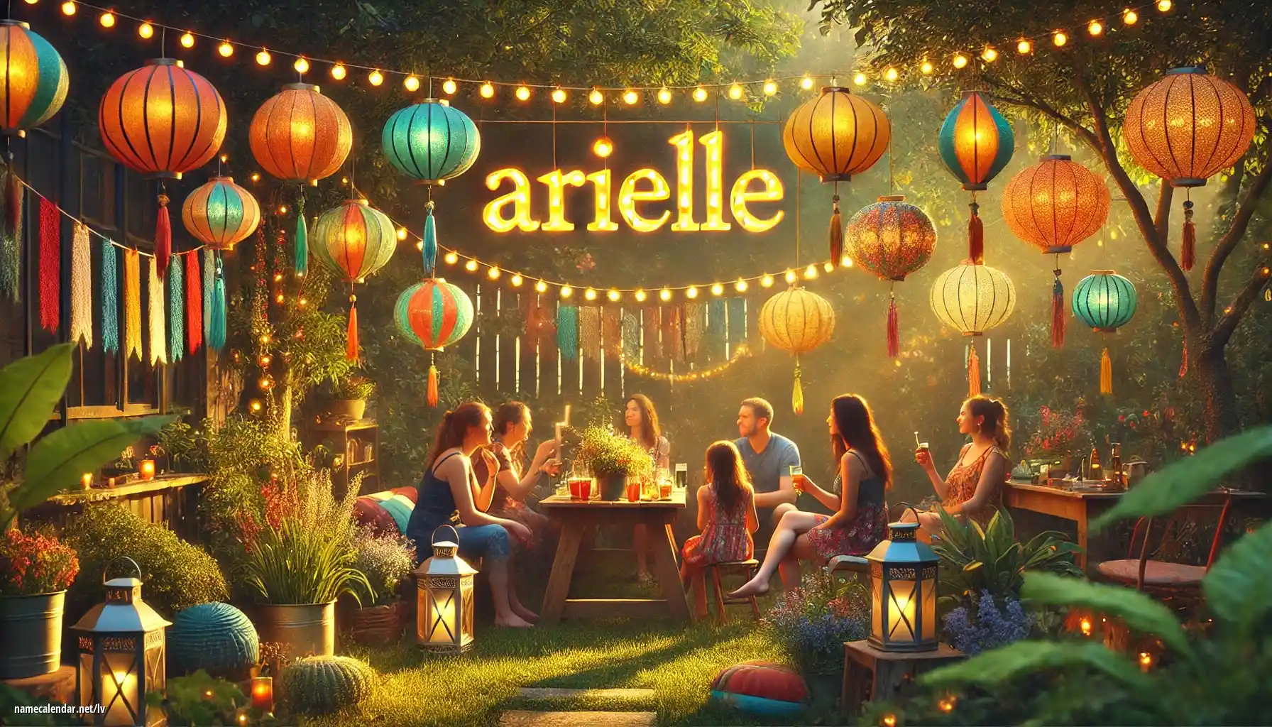 Vārda dienas un vārda svinēšana - Arielle