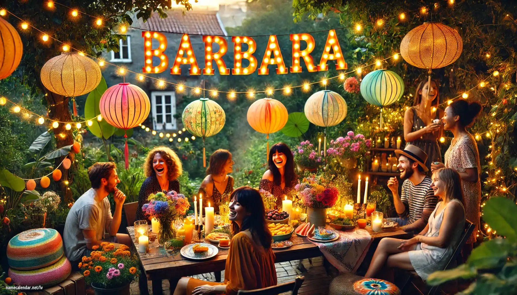 Vārda dienas un vārda svinēšana - Bárbara