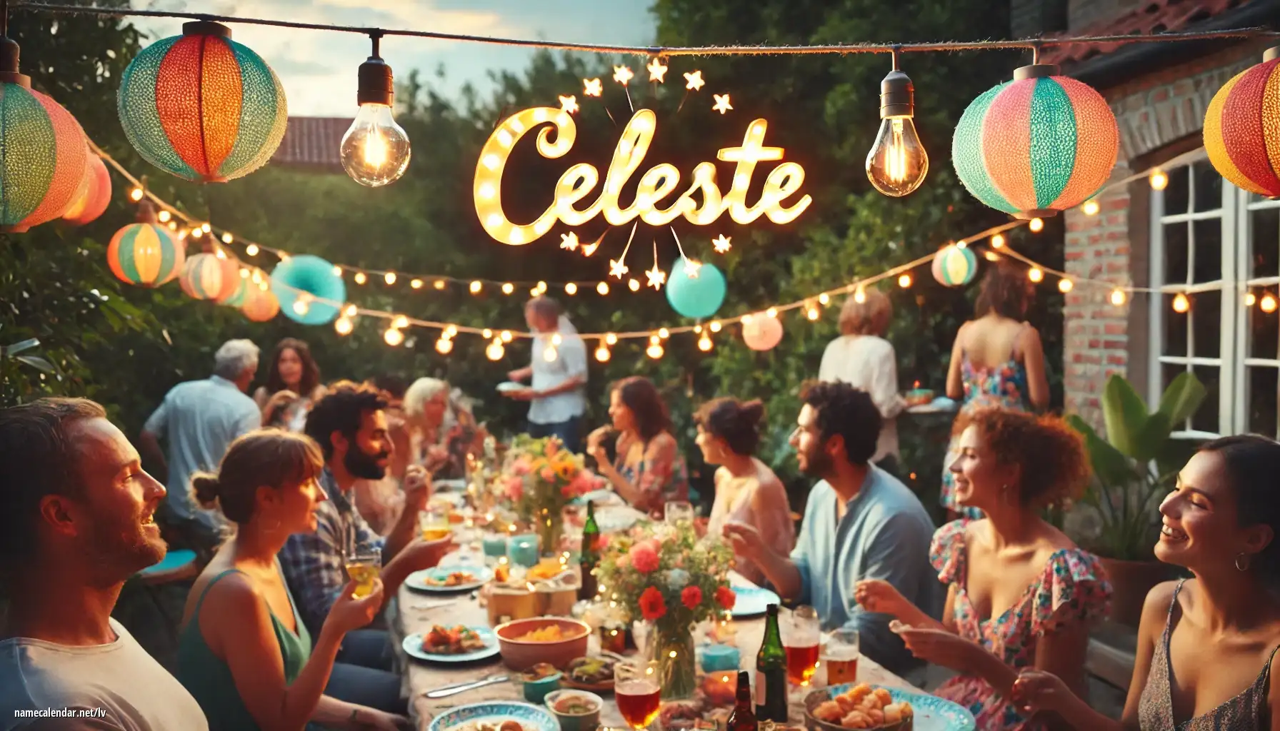 Vārda dienas un vārda svinēšana - Céleste