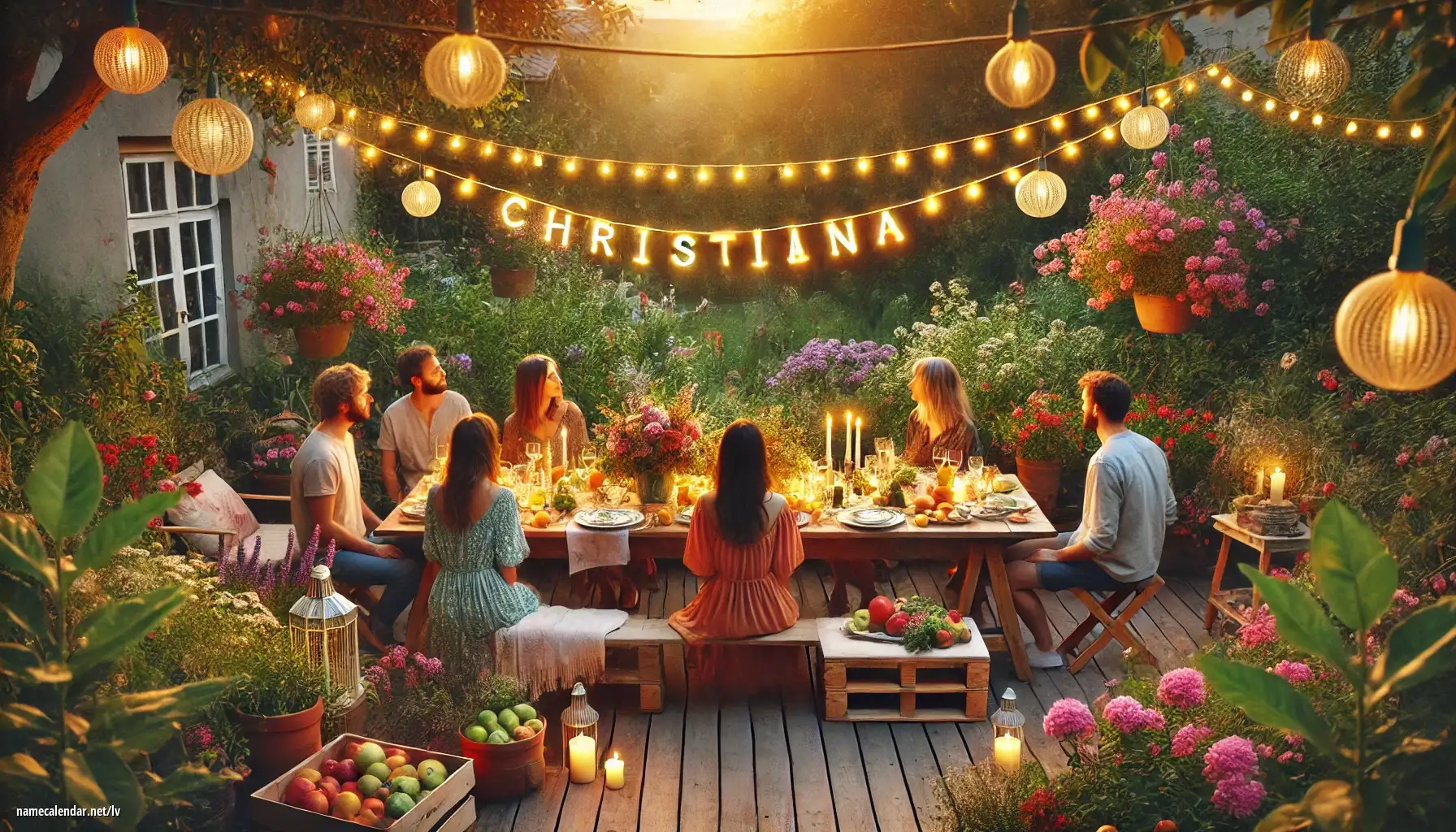 Vārda dienas un vārda svinēšana - Christiana