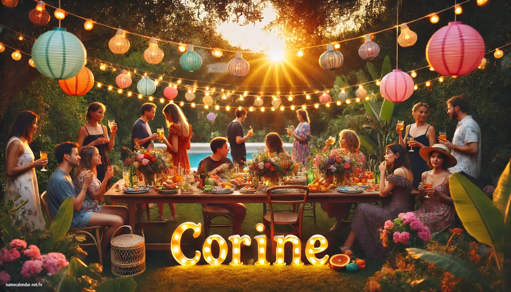 Vārda dienas un vārda svinēšana - Corine