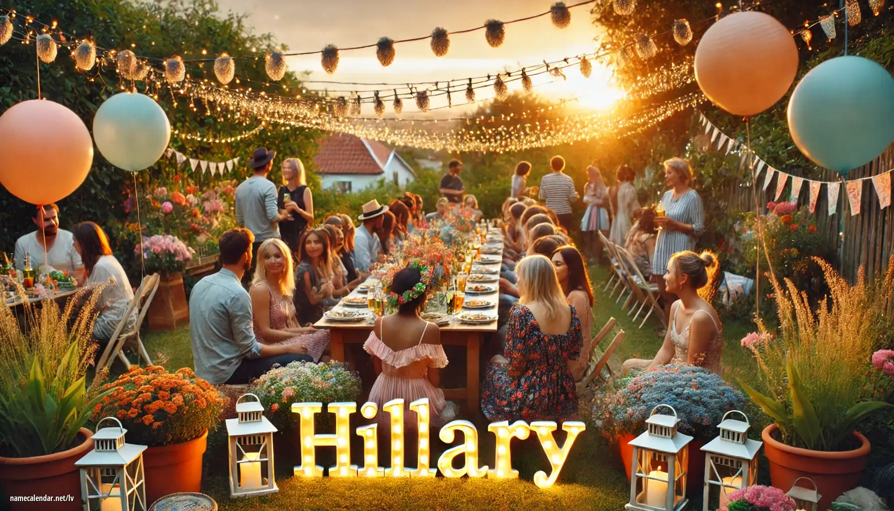 Vārda dienas un vārda svinēšana - Hillary