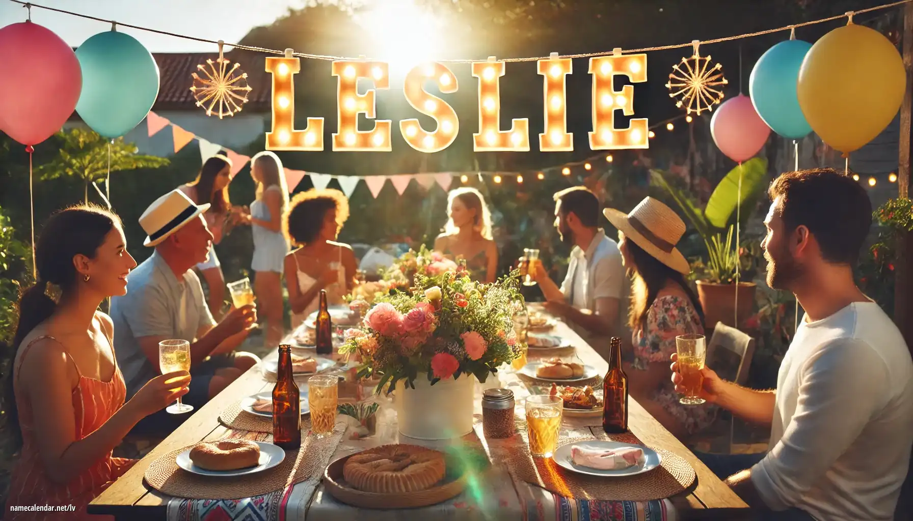 Vārda dienas un vārda svinēšana - Leslie