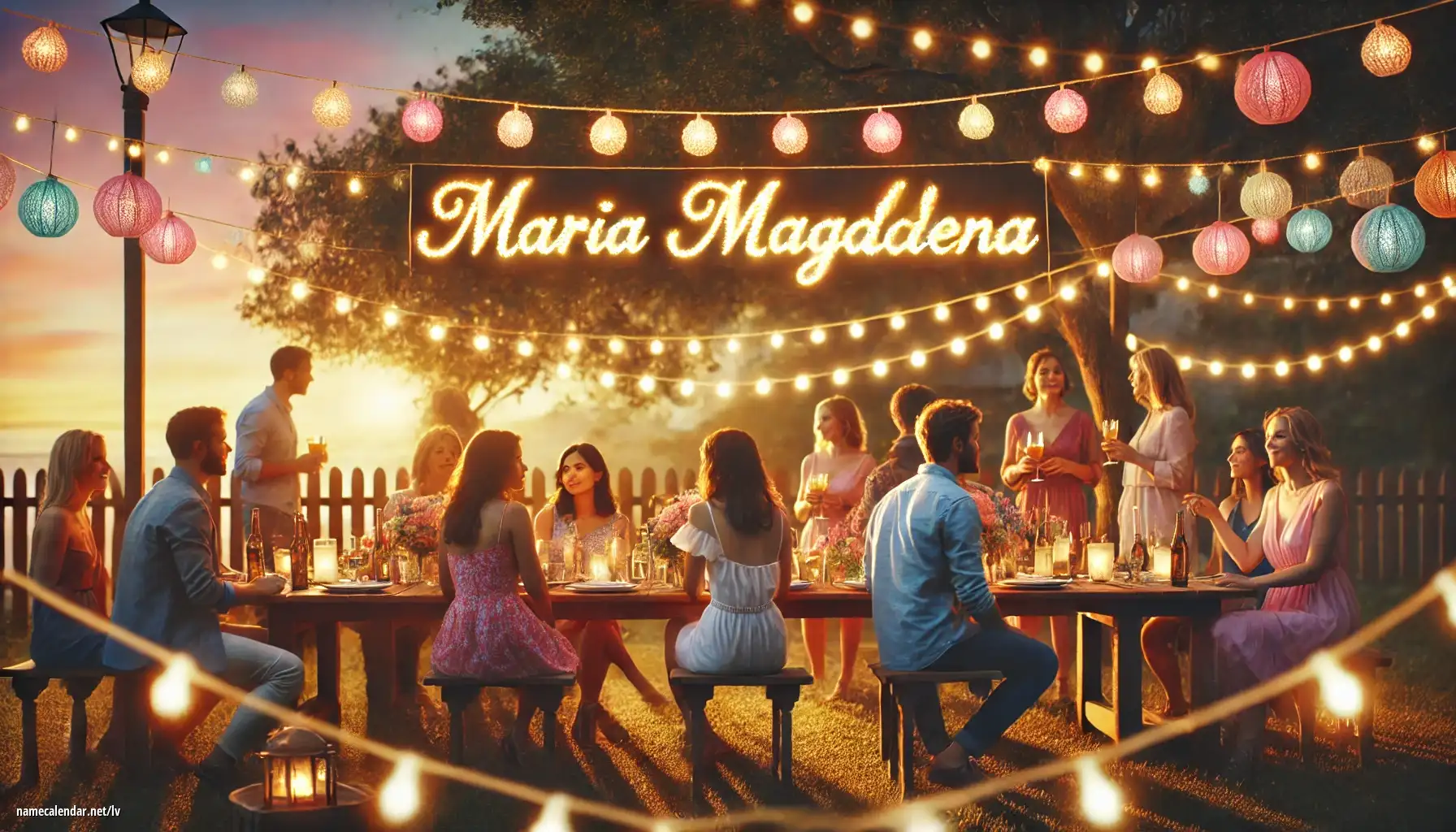 Vārda dienas un vārda svinēšana - Maria Magdalena