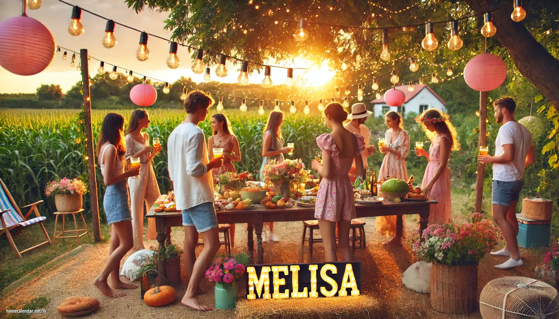 Vārda dienas un vārda svinēšana - Melisa