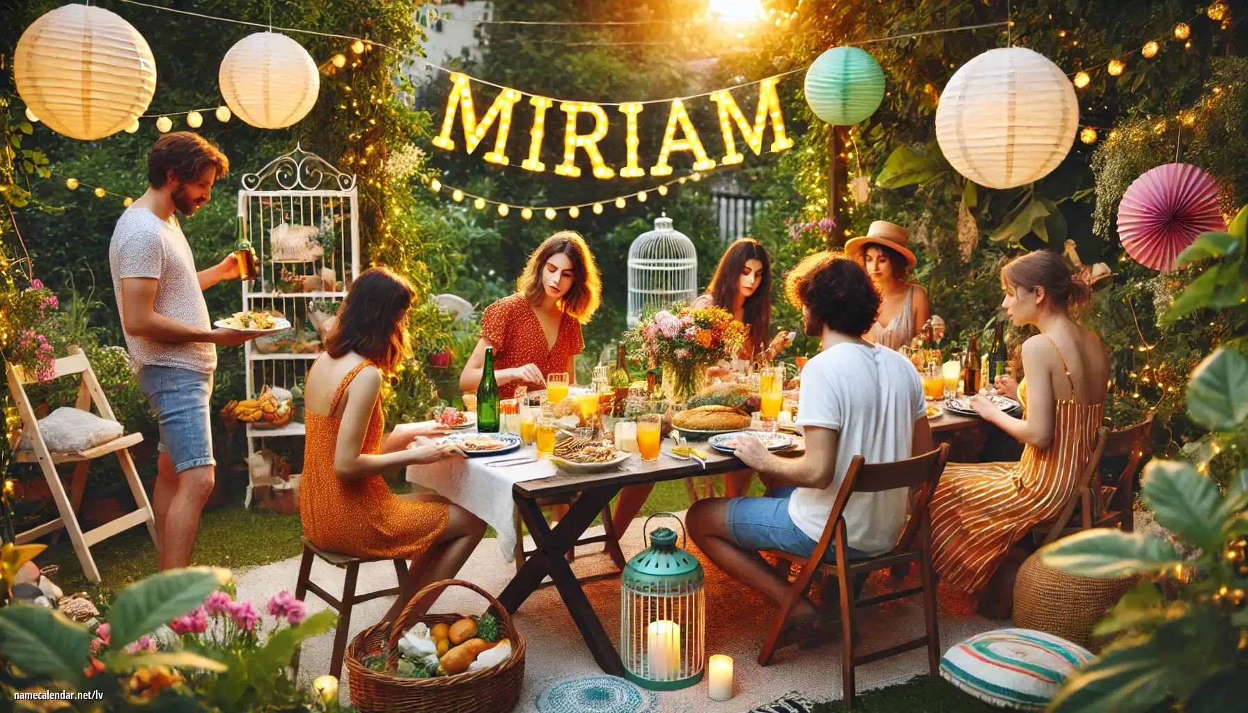 Vārda dienas un vārda svinēšana - Miriam