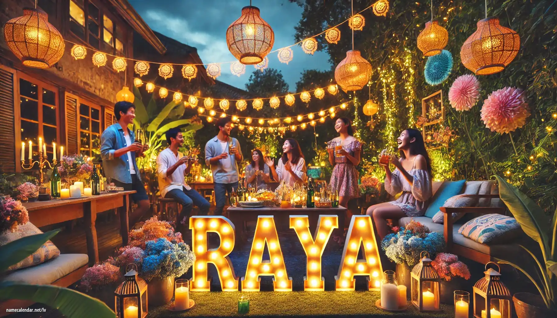 Vārda dienas un vārda svinēšana - Raya