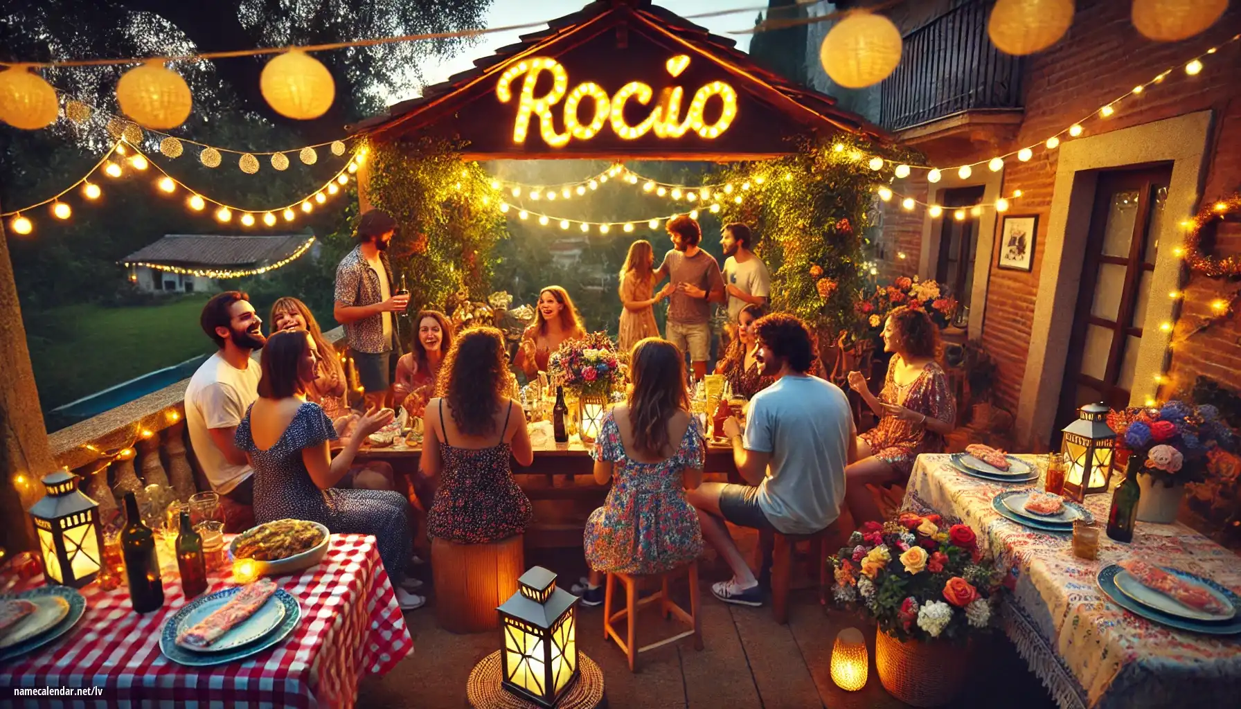 Vārda dienas un vārda svinēšana - Rocío