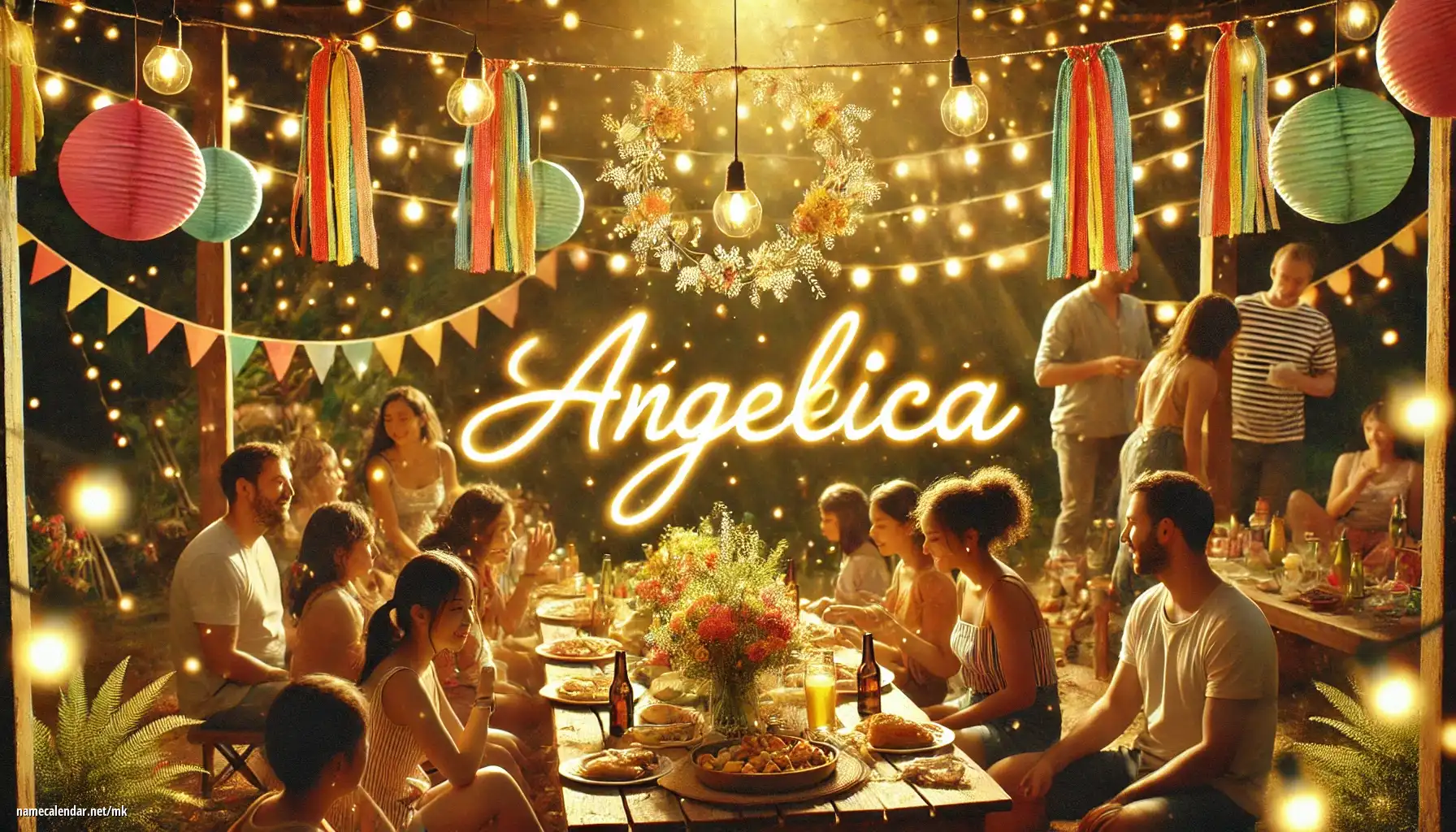 Прослава на именден и име - Ángelica