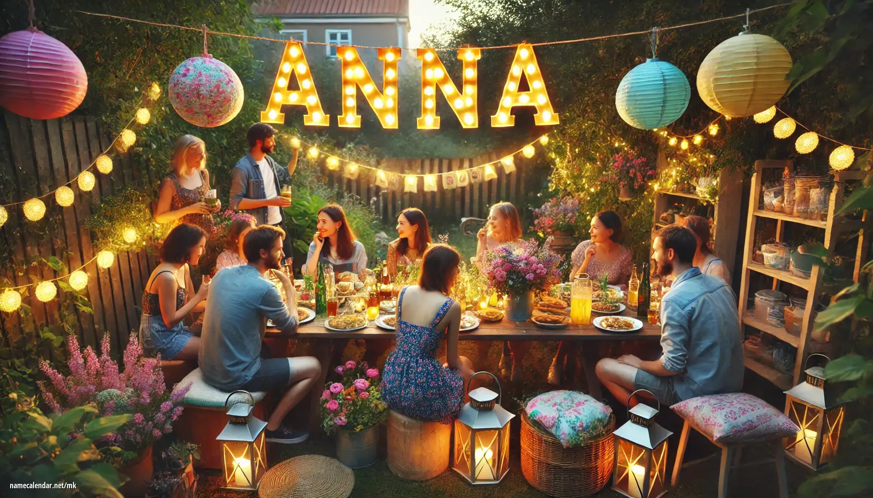 Прослава на именден и име - Ánna