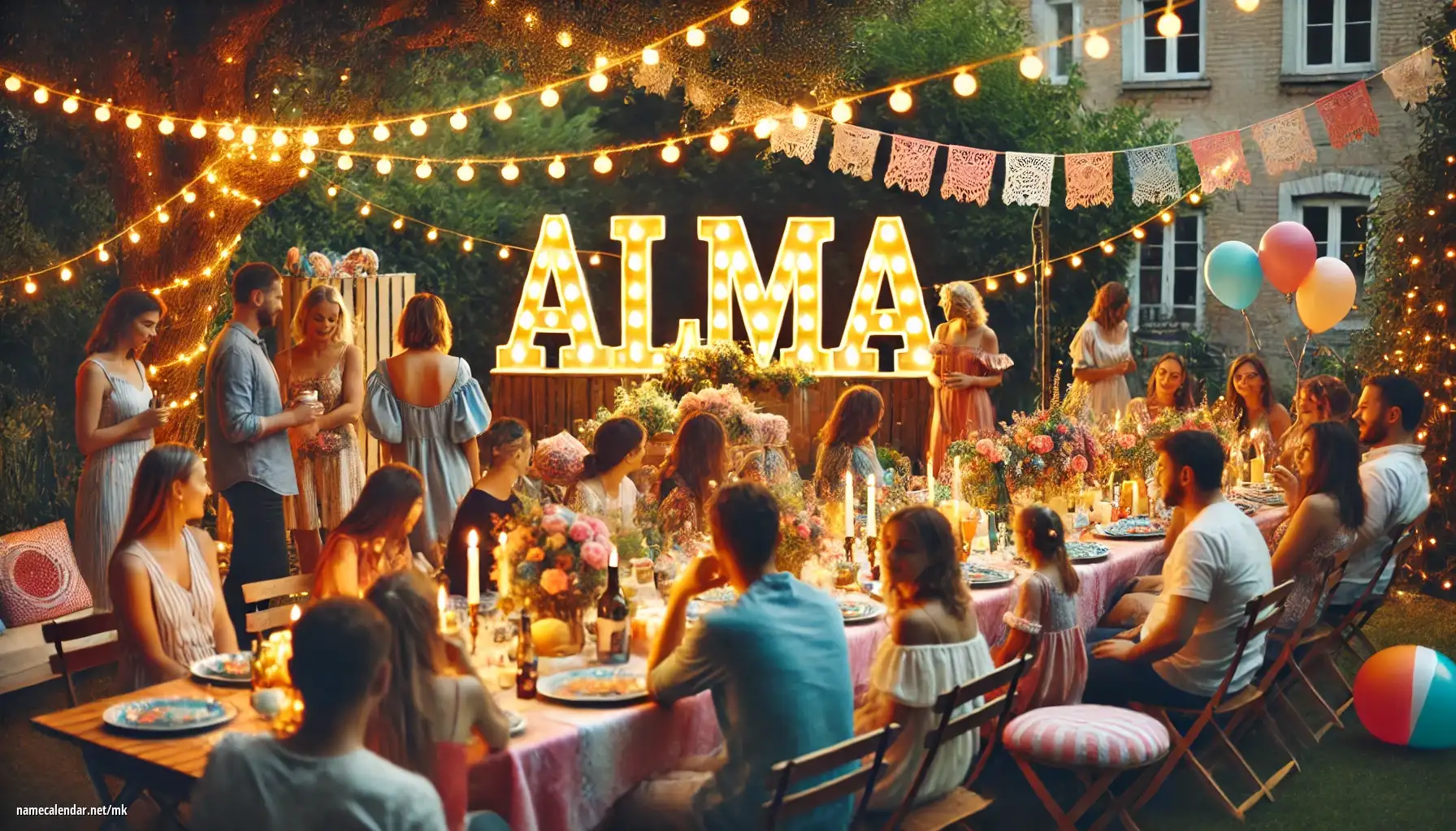 Прослава на именден и име - Alma