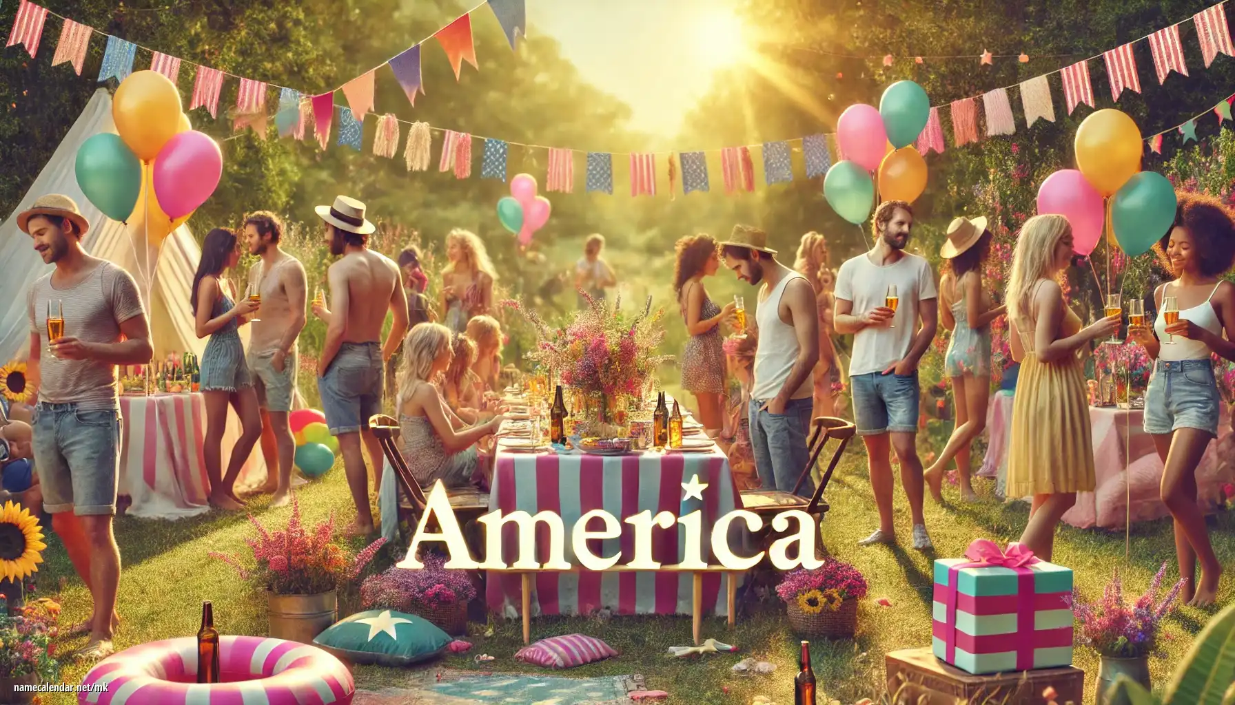 Прослава на именден и име - America