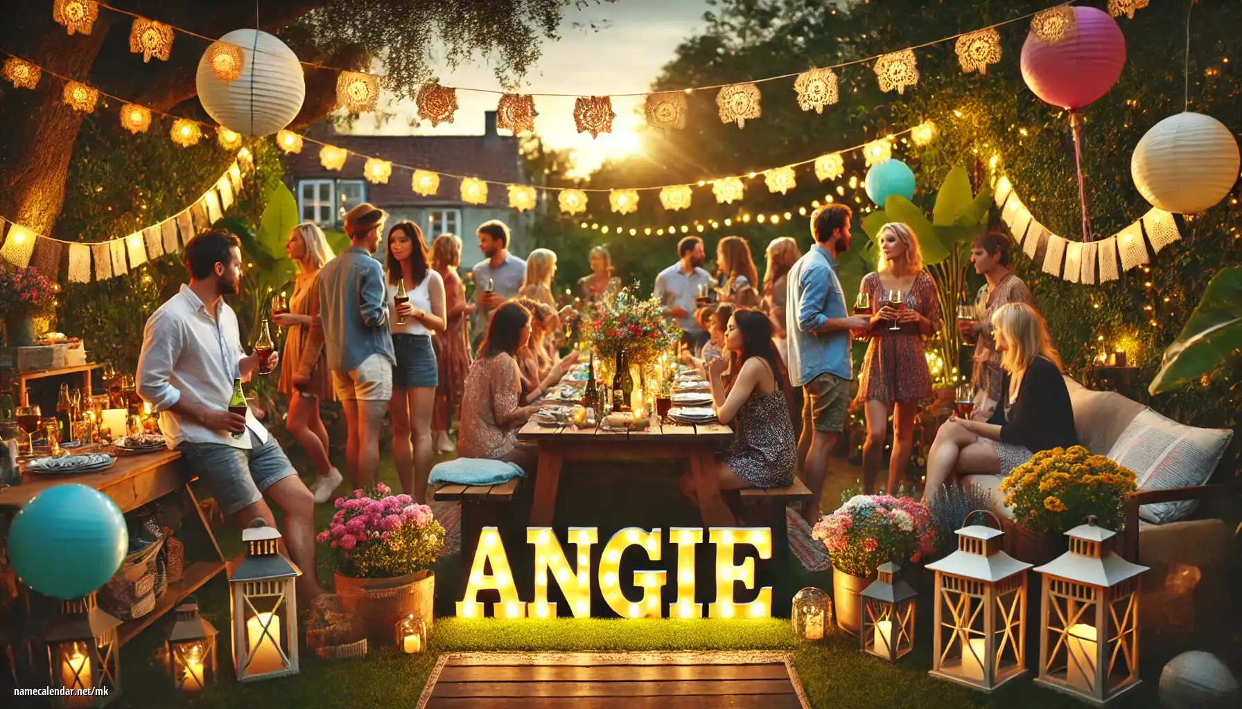 Прослава на именден и име - Angie