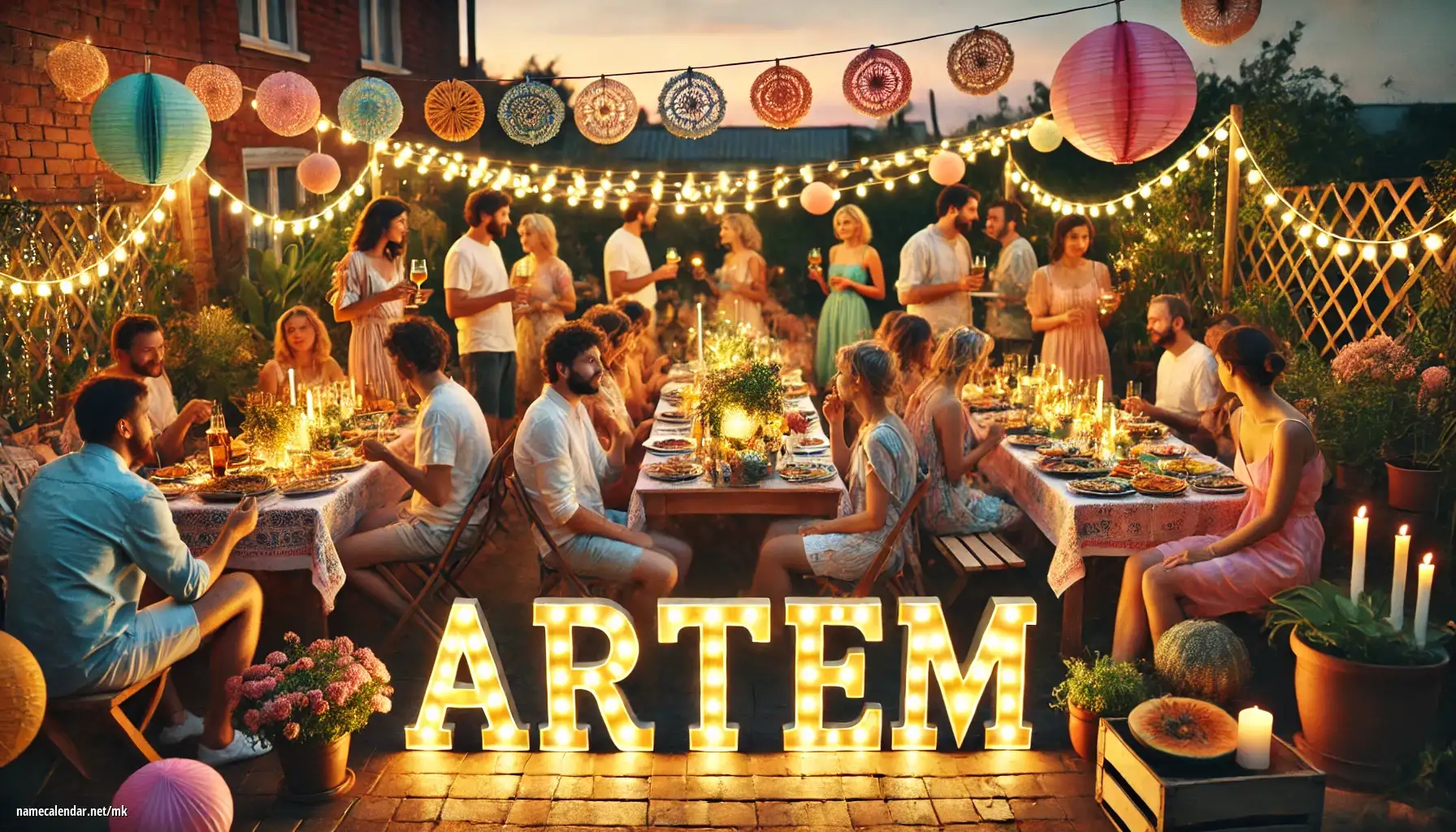 Прослава на именден и име - Artem