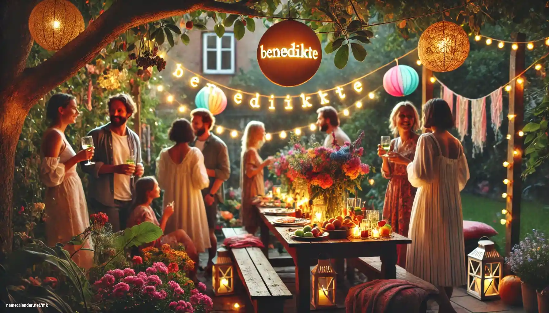 Прослава на именден и име - Benedikte