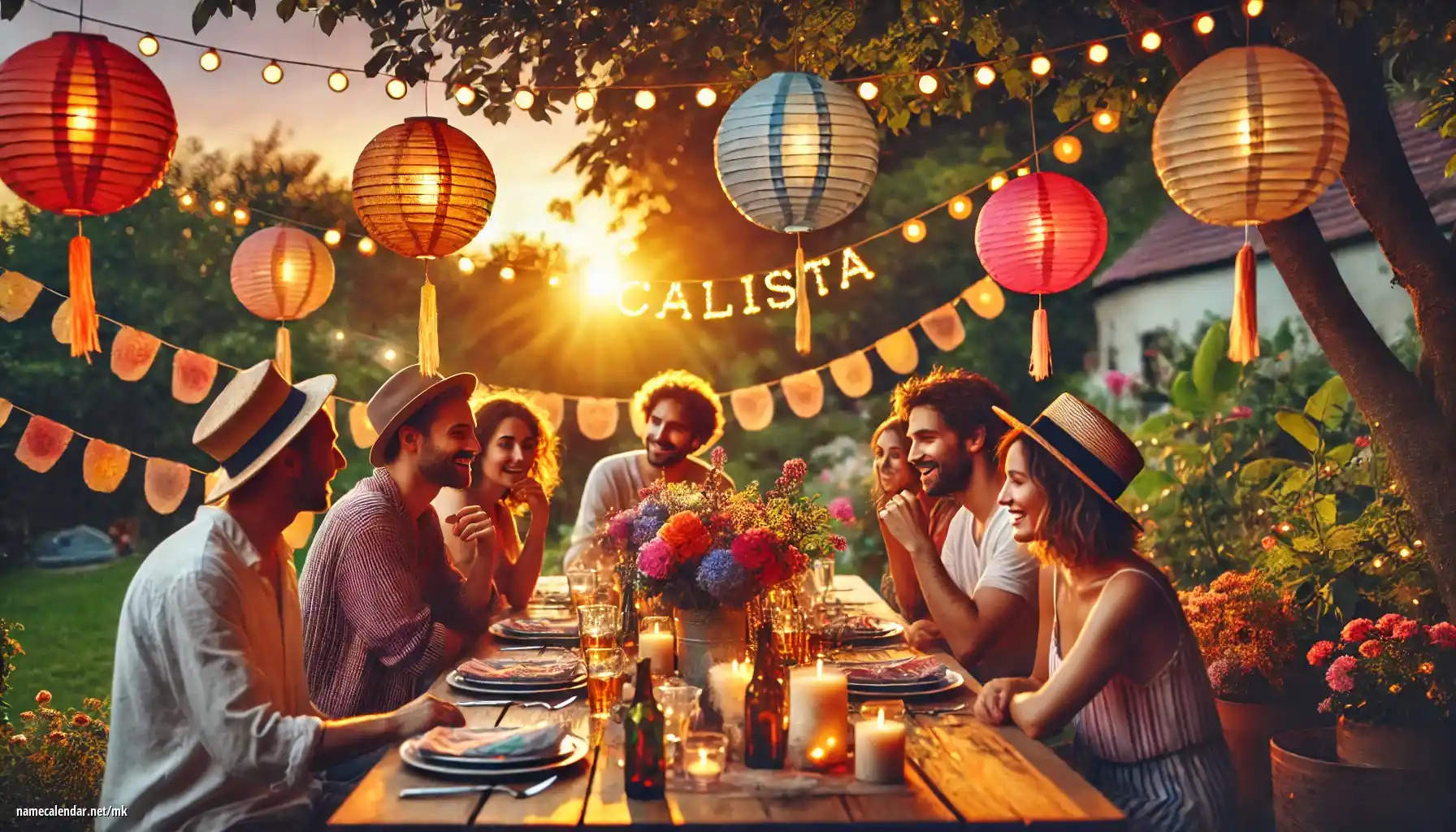 Прослава на именден и име - Calista