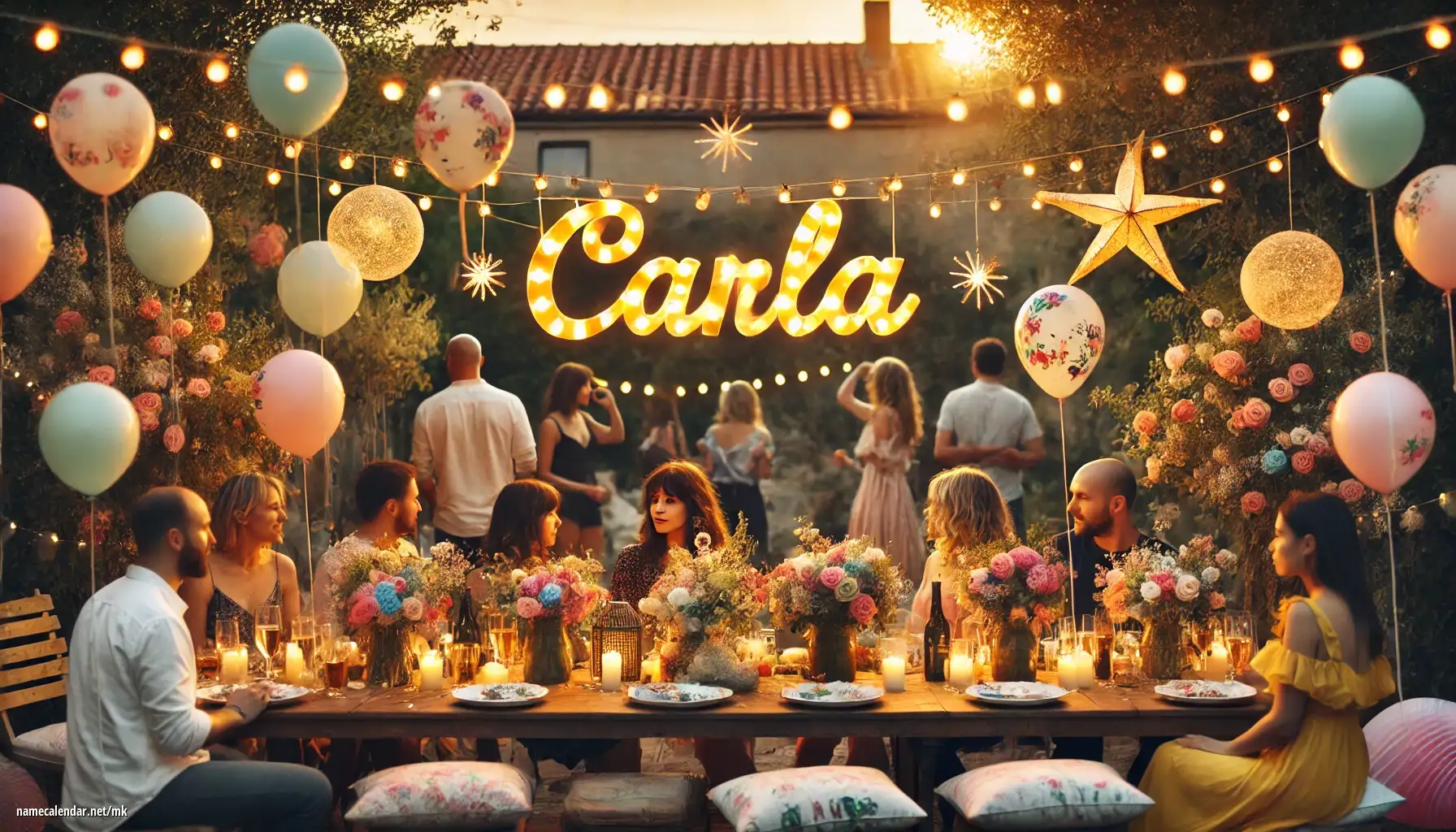 Прослава на именден и име - Carla