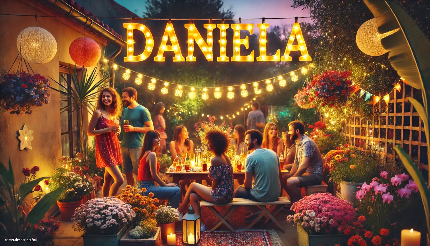 Прослава на именден и име - Dániela