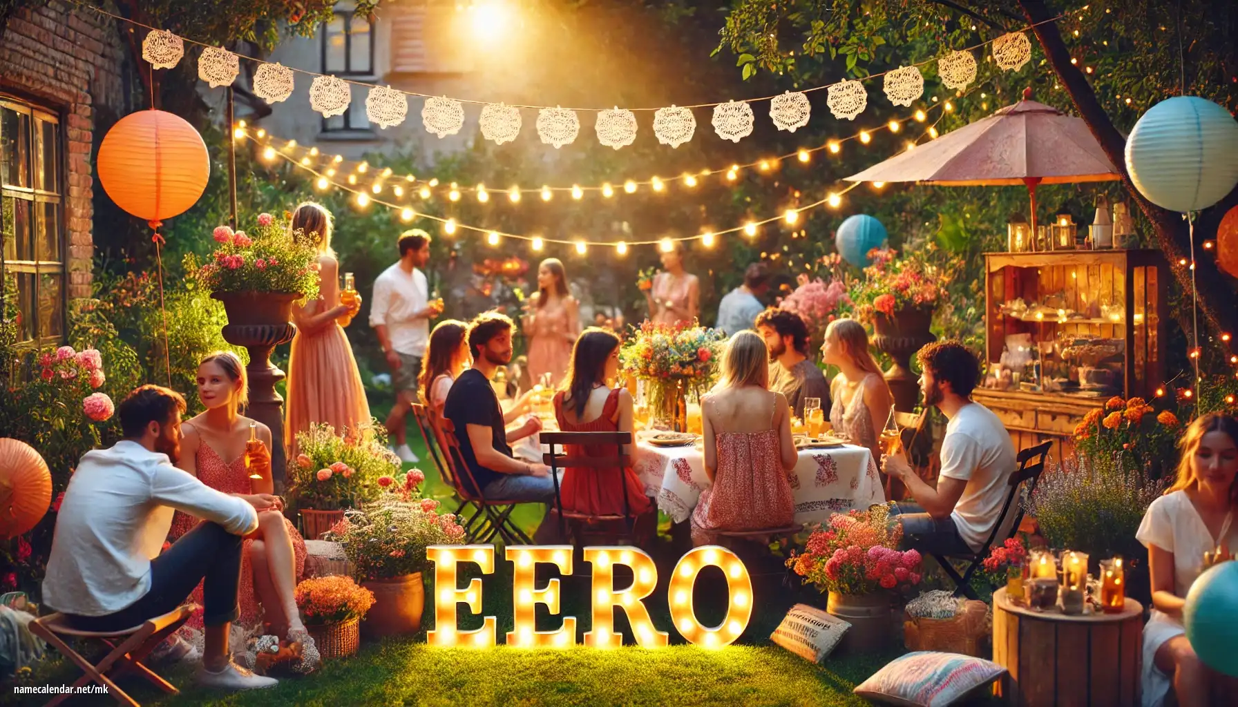 Прослава на именден и име - Eero